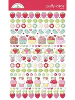 Berry Sweet Puffy Icons Stickers (8866)
