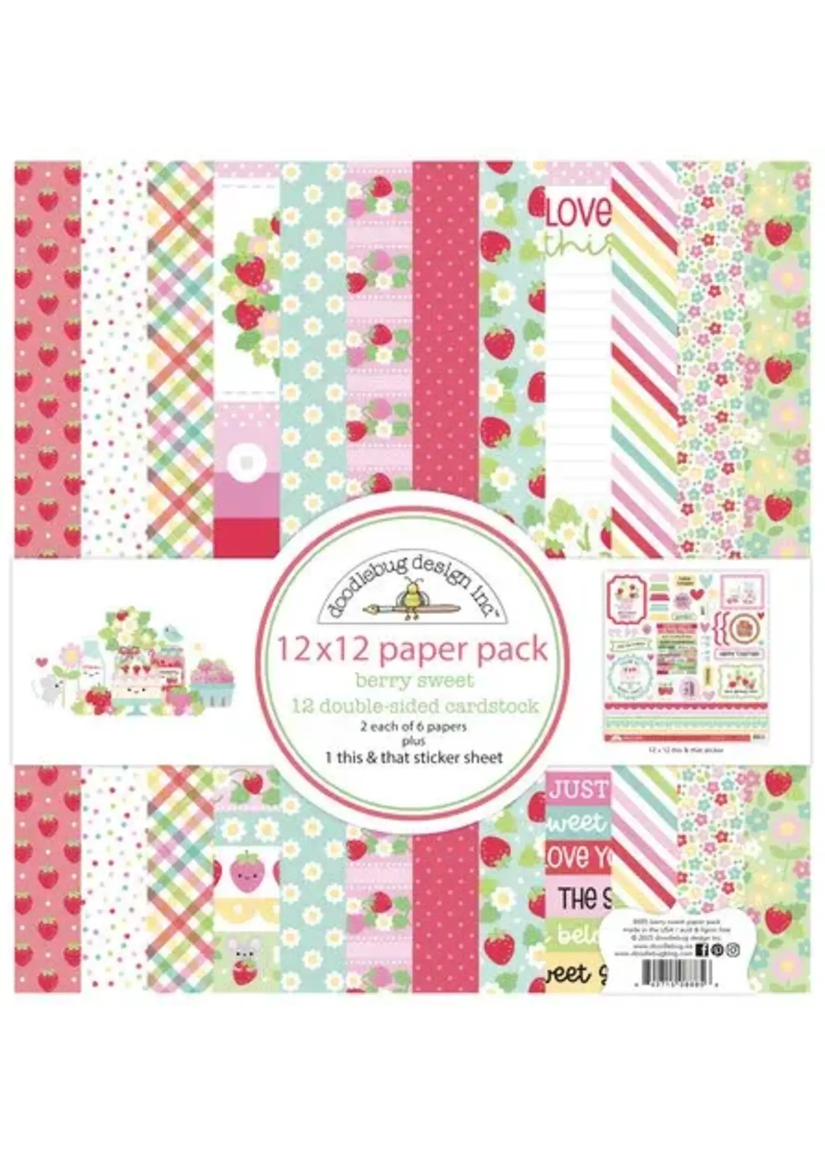 Berry Sweet 12x12 Inch Paper Pack (8885)