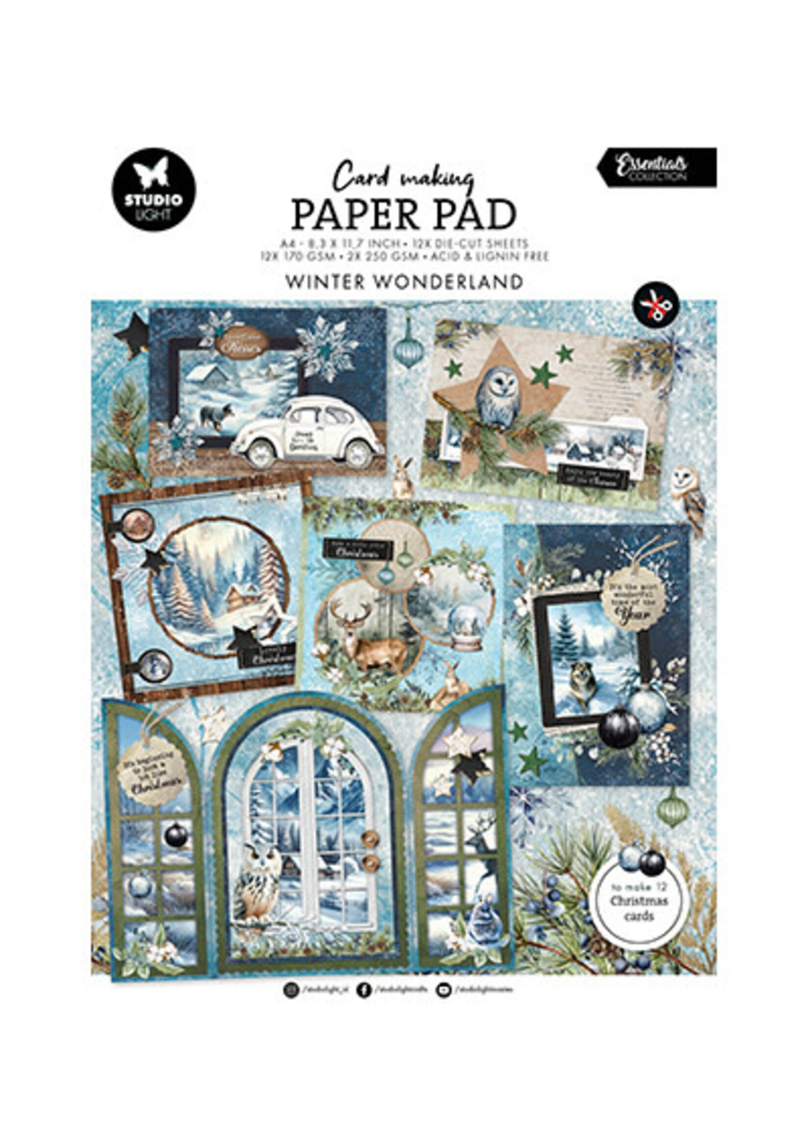 SL-ES-CMP20 - Card Making Pad Winter wonderland Essentials nr.20