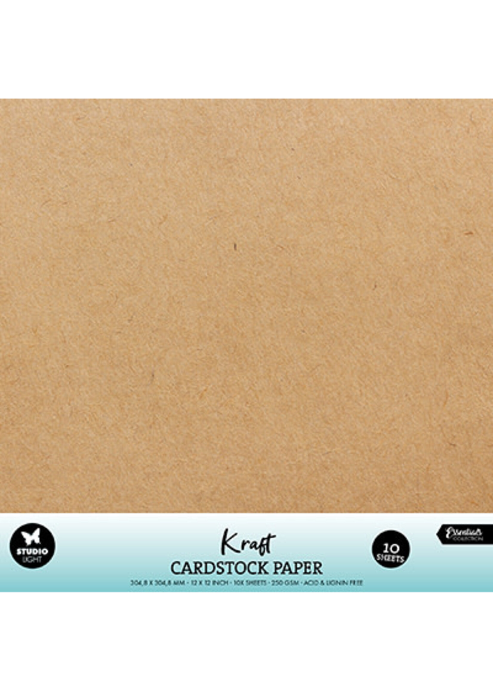 SL-CO-PS49 - Paper Set Cardstock Kraft 250 gsm Essentials nr.49