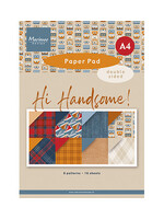 PK9208 - Hi Handsome! - A4 paper pad