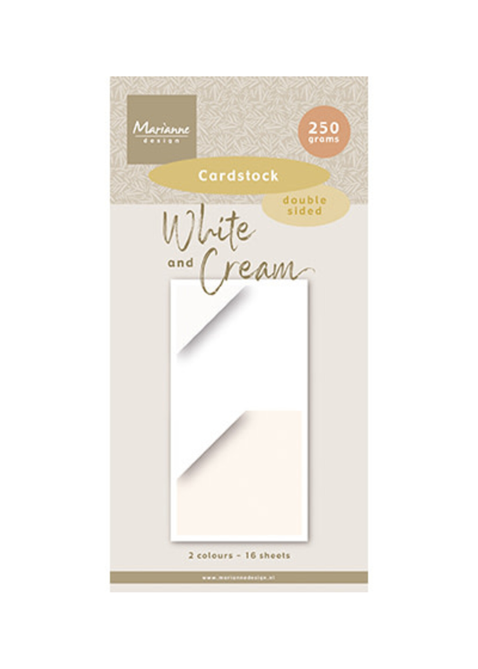 PK9211 - White & cream cardstock