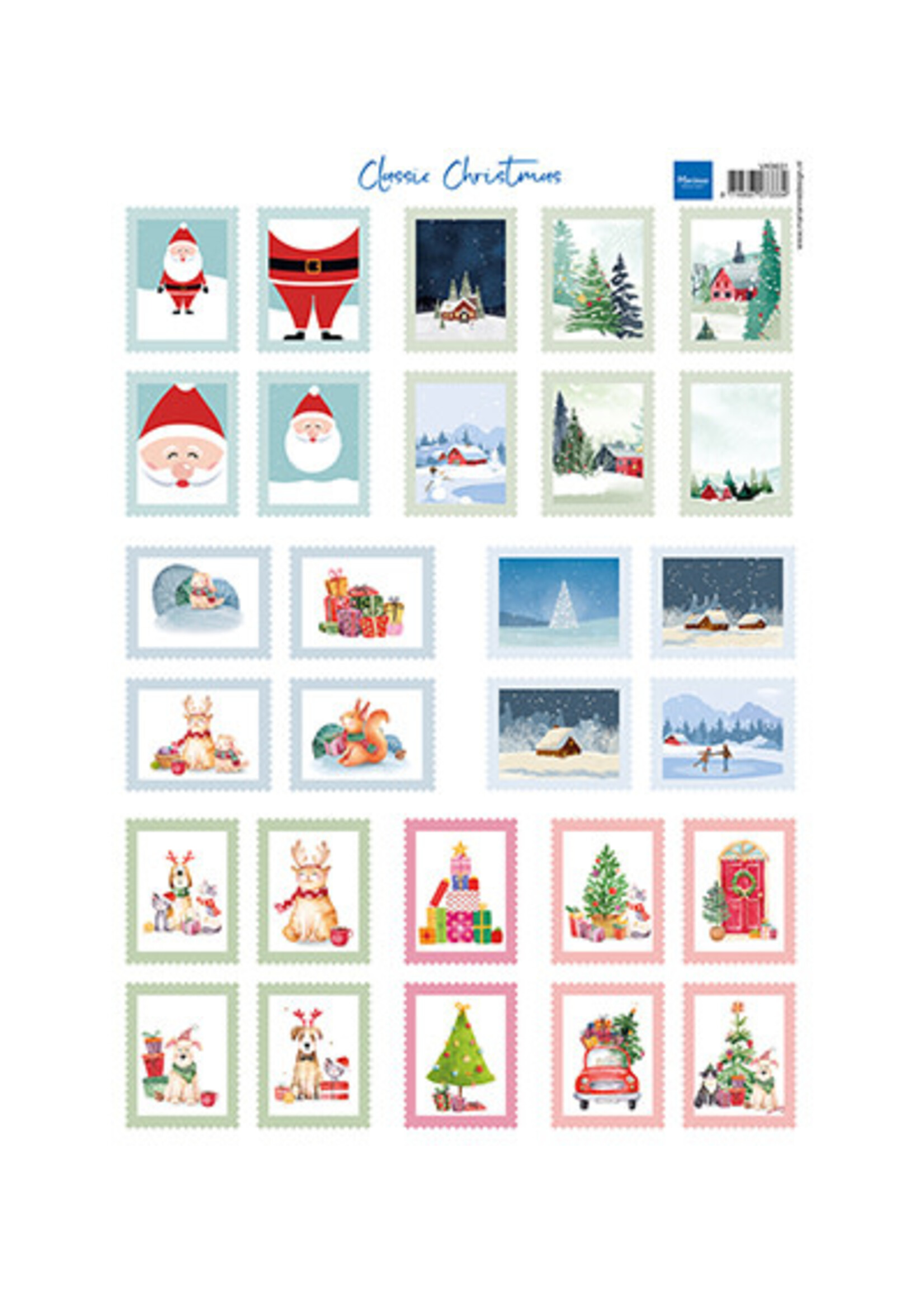 VK9631 - Stamps - Classic Christmas