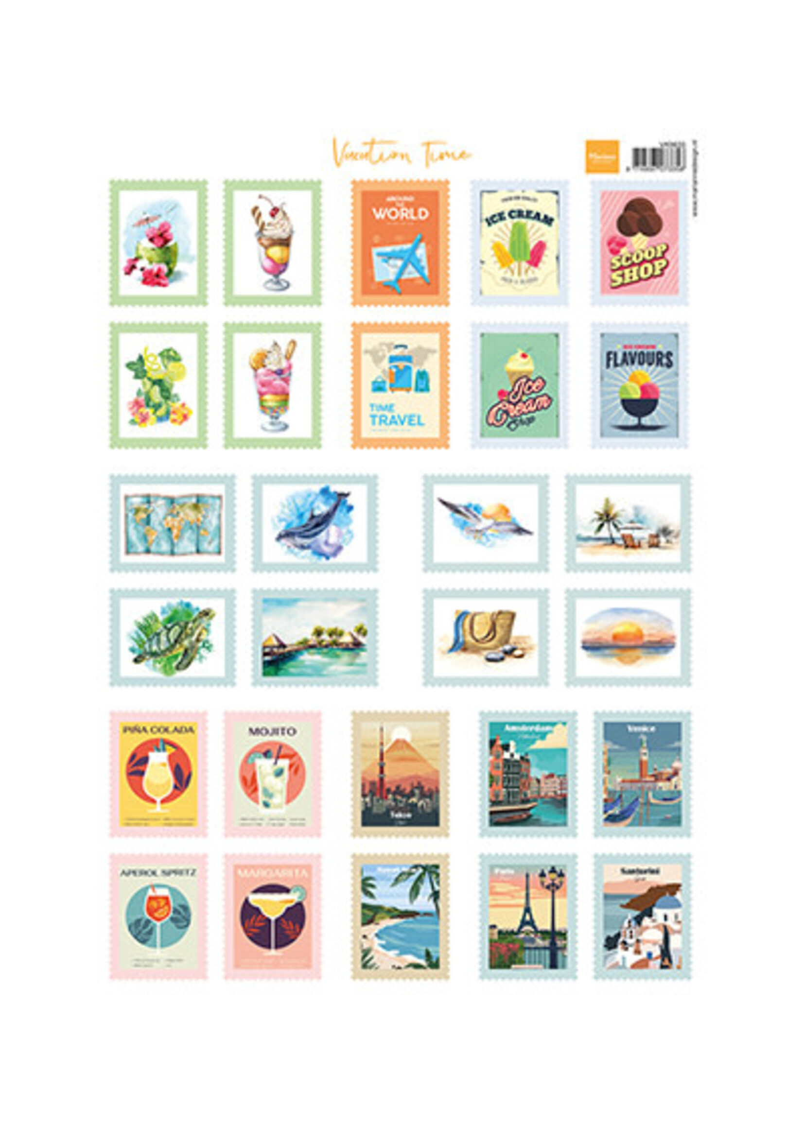 VK9633 - Stamps - Vacation time