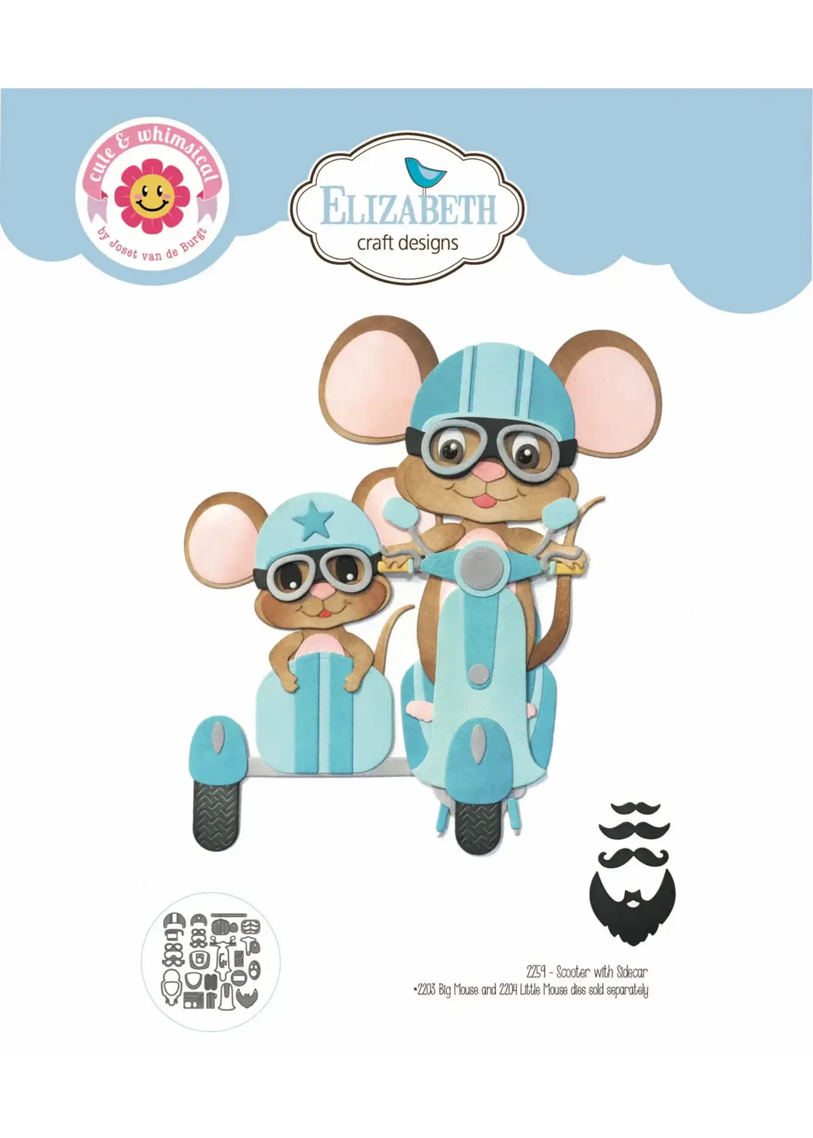 Scooter met zijspan 2259