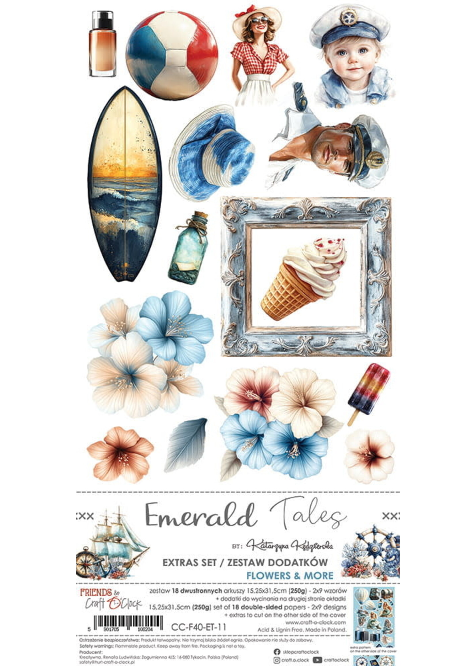 EMERALD TALES - EXTRA'S set - BLOEMEN