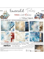 EMERALD TALES - een set papieren 20,3x20,3cm - BASIC