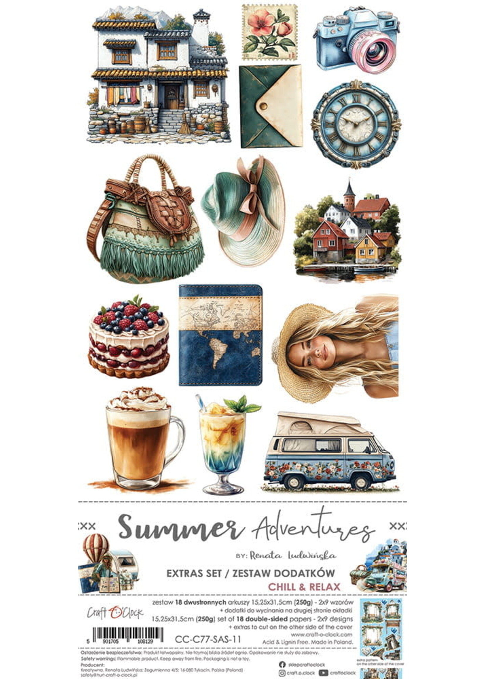 SUMMER ADVENTURES - EXTRA'S set - CHILL