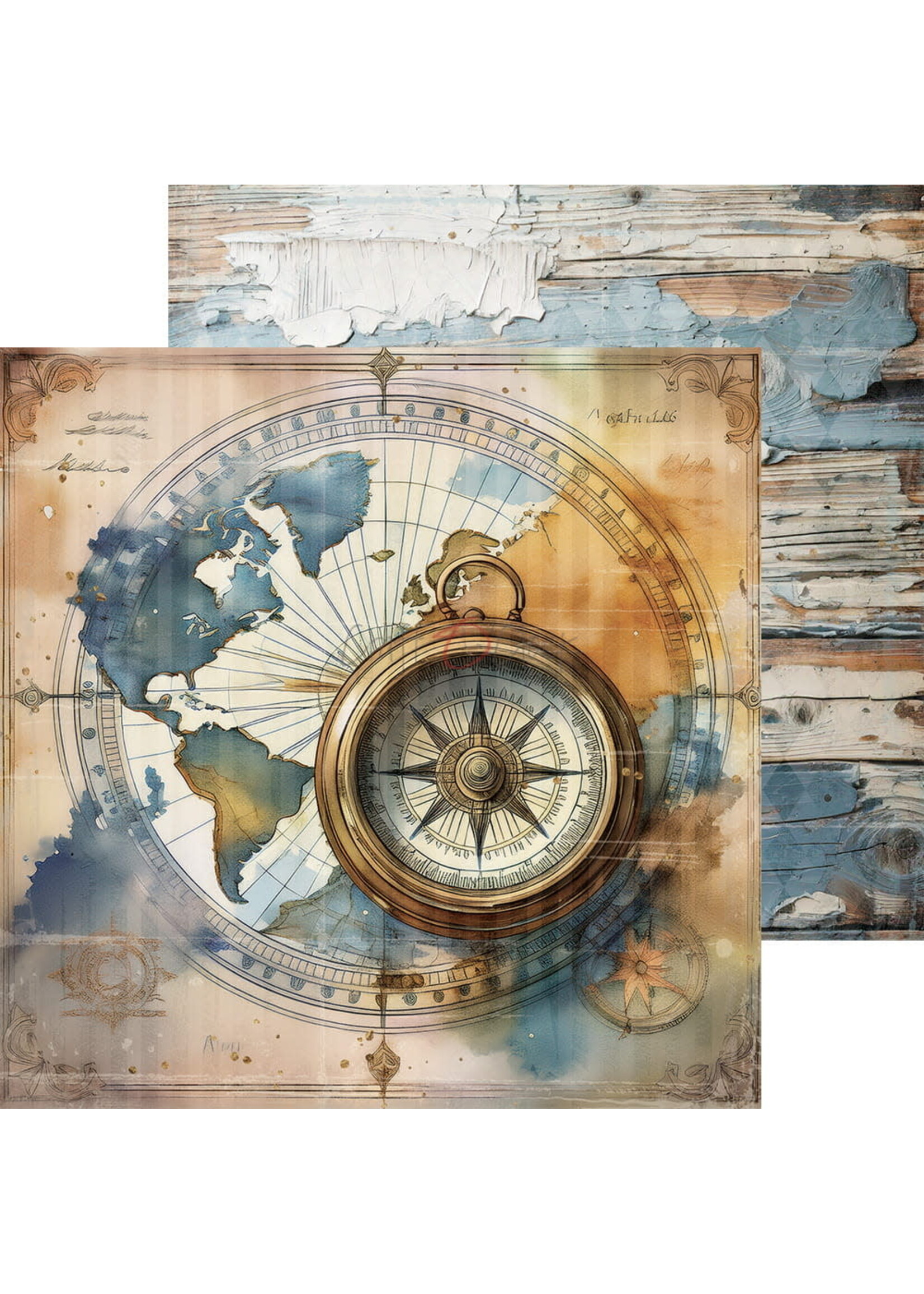 SUMMER ADVENTURES - een set papier 15,25x15,25cm