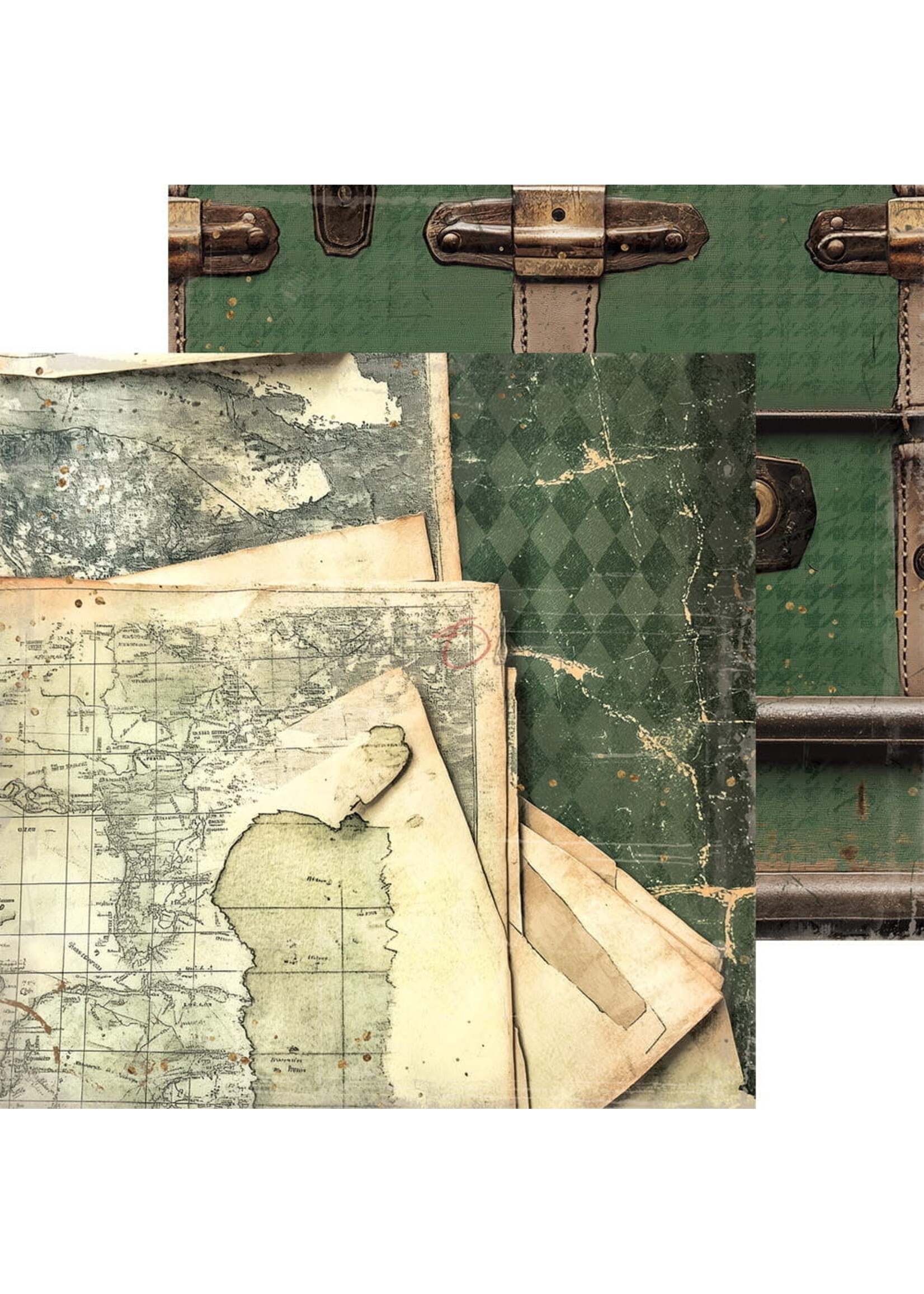 SUMMER ADVENTURES - een set papier 15,25x15,25cm