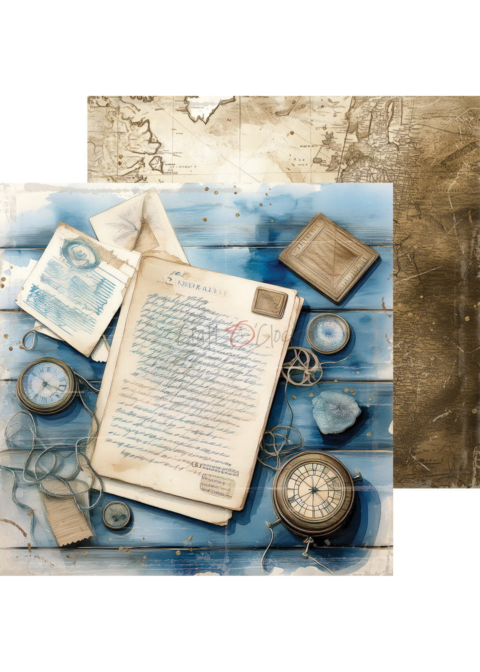 SUMMER ADVENTURES - een set papier 15,25x15,25cm