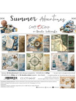 SUMMER ADVENTURES - een set papier 20,3x20,3cm