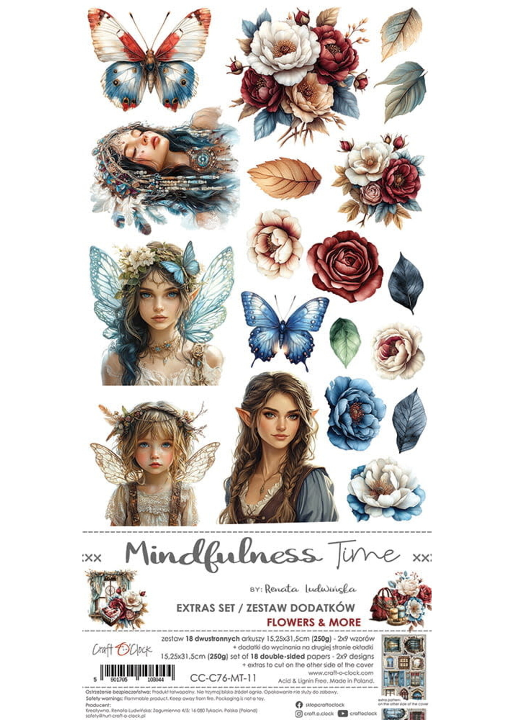 MINDFULNESS TIJD - EXTRA'S set - BLOEMEN