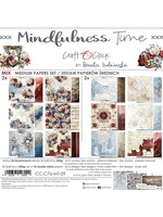 MINDFULNESS TIME - een set papier 20,3x20,3cm - MIX