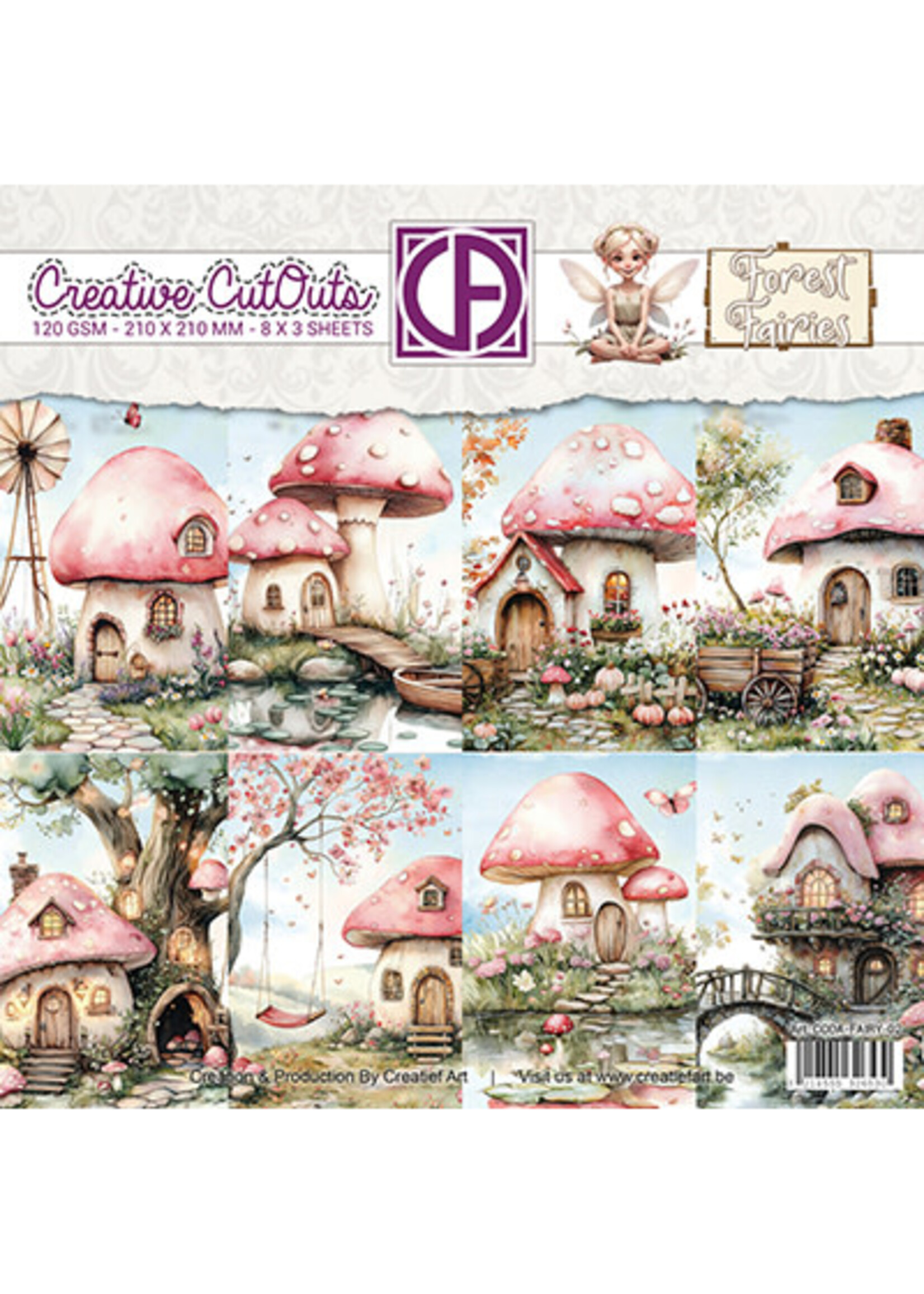 CCOA-FAIRY-02 - Paddenstoelhuisjes Forest Fairies