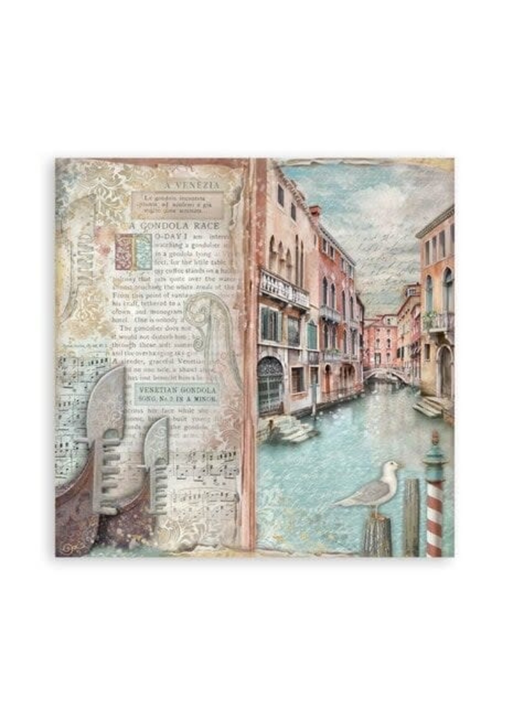 Venice City of Art 8x8 Inch Paper Pack Maxi (Single Face) (SBBSXB14)