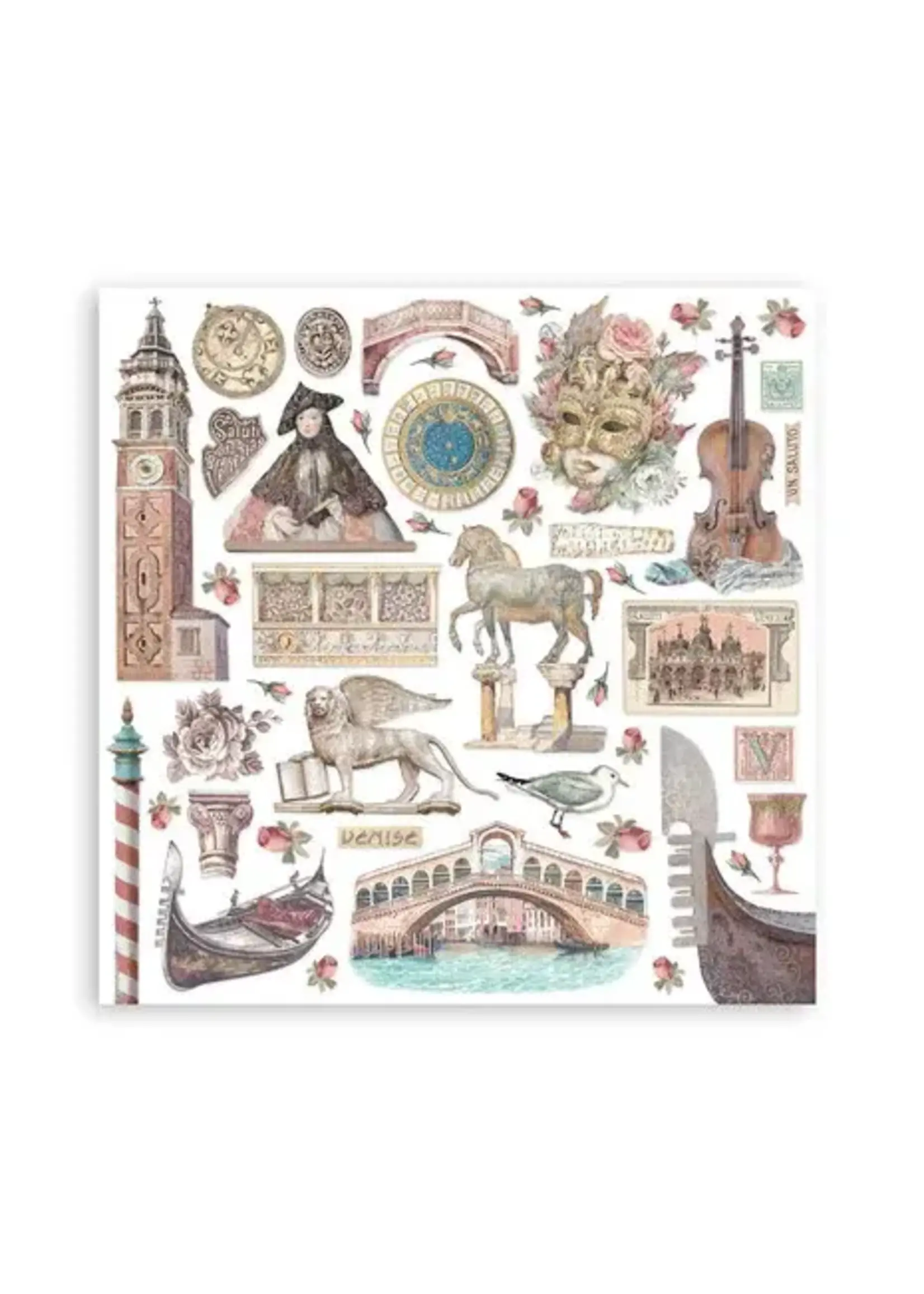 Venice City of Art 8x8 Inch Paper Pack Maxi (Single Face) (SBBSXB14)