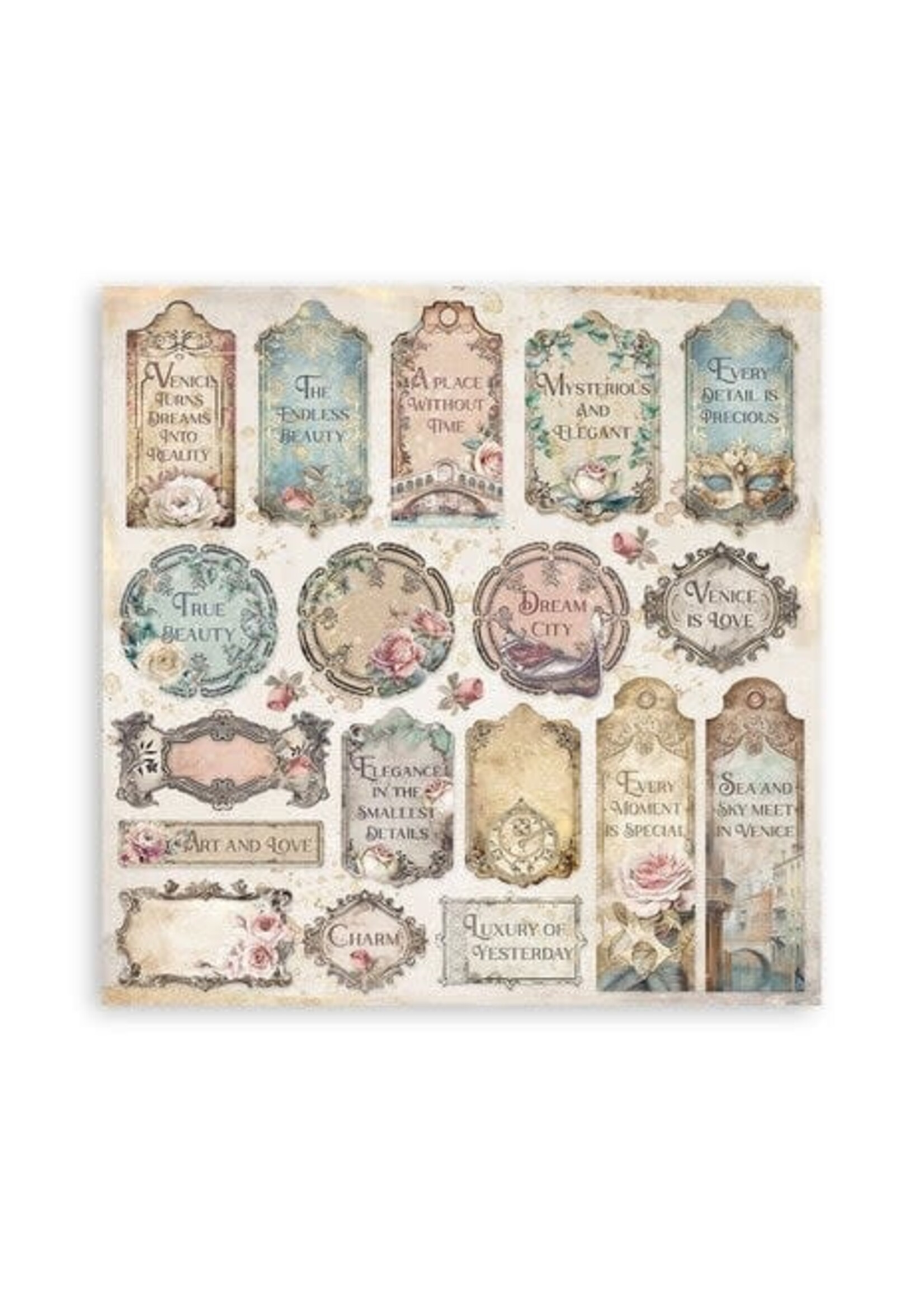 Venice City of Art 8x8 Inch Paper Pack Maxi (Single Face) (SBBSXB14)