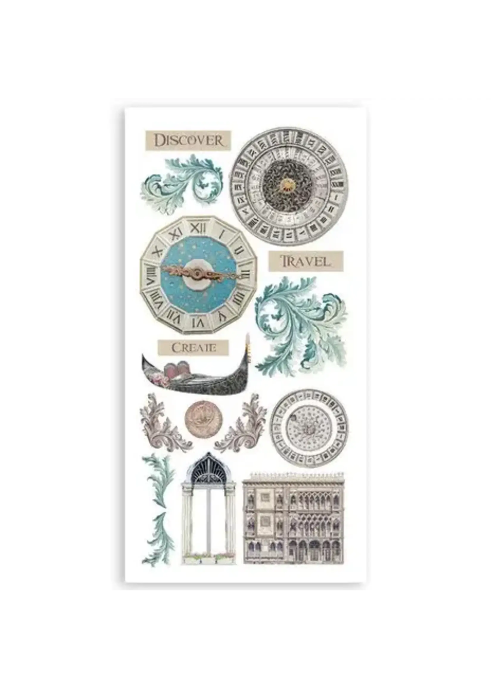Venice City of Art 6x12 Inch Paper Cut-outs (4pcs) (SBBCT14)