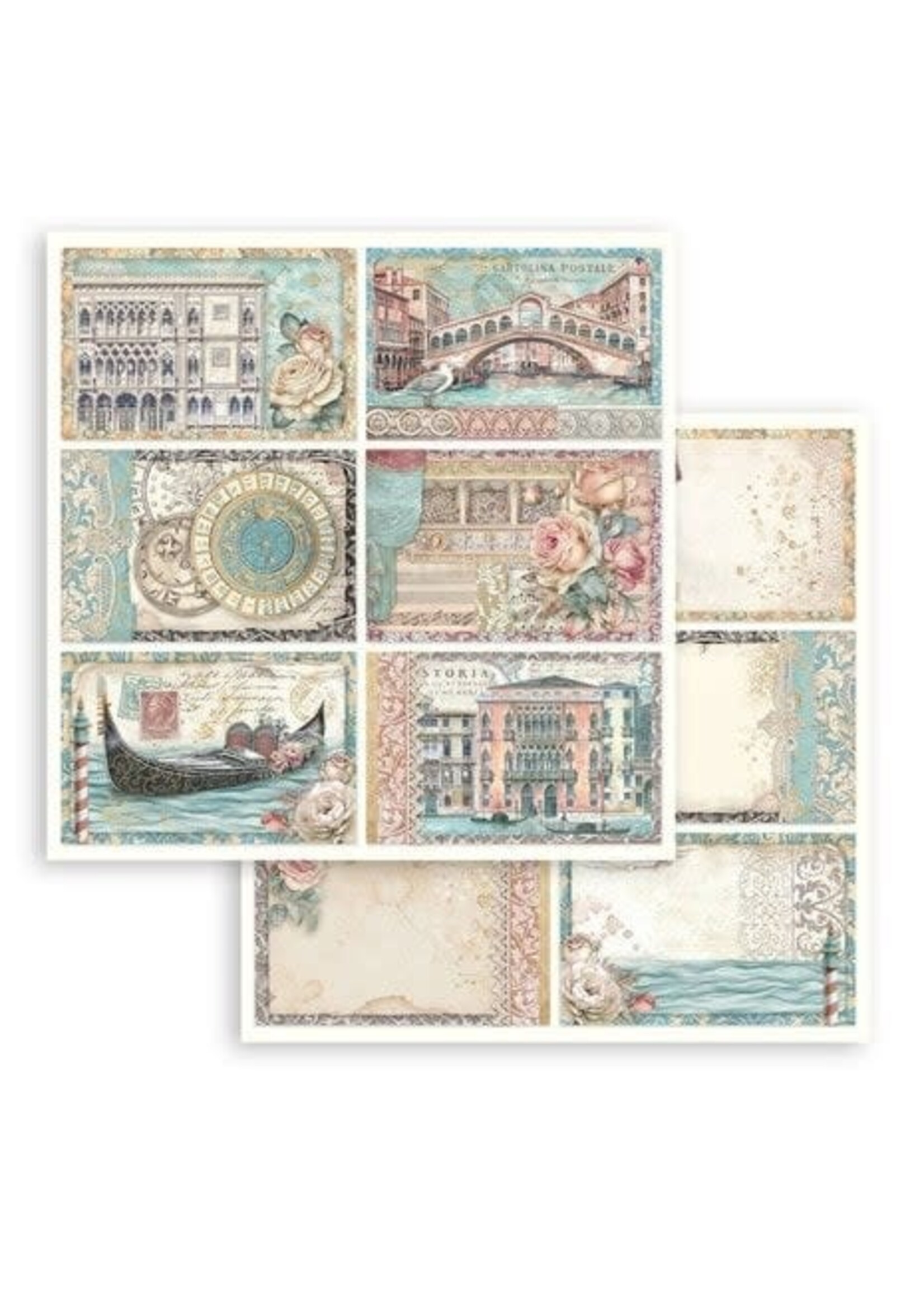 Venice City of Art 12x12 Inch Paper Sheet 6 Cards (1pcs) (SBB1077)