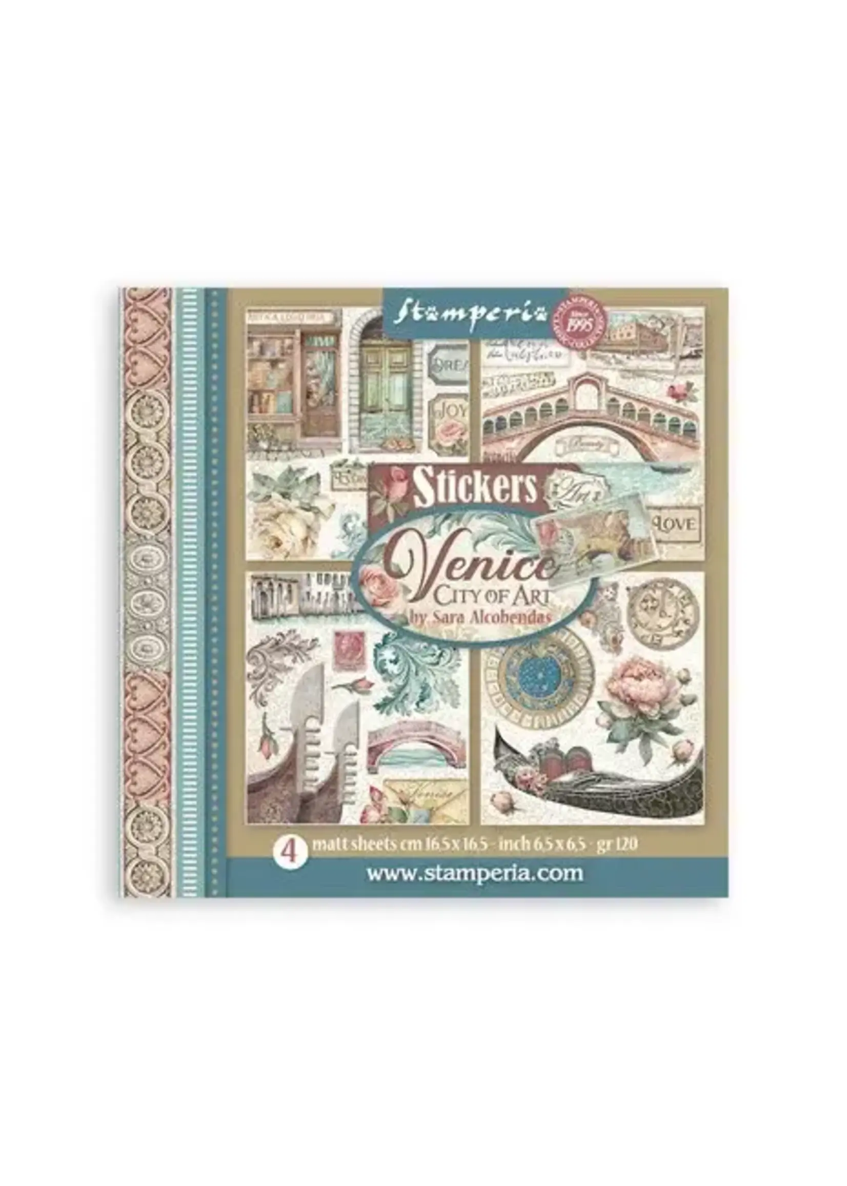 Venice City of Art Stickers (4pcs) (SBSTK03)