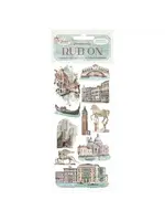 Venice City of Art Rub-On 4x8,5 Inch Monuments (DFLRB170)