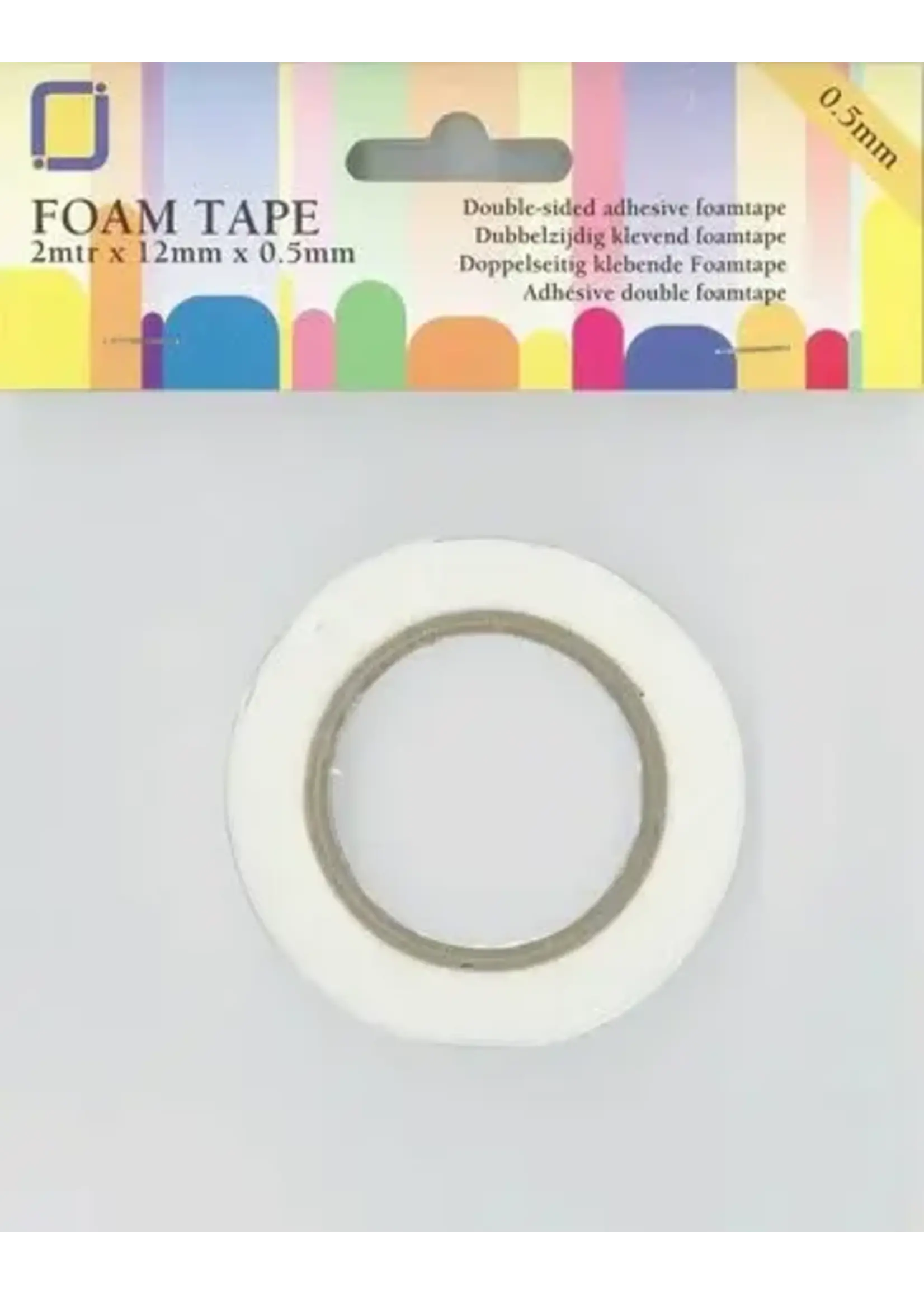 Foam Tape 2 m x 12 mm x 0,5 mm (3.3005)