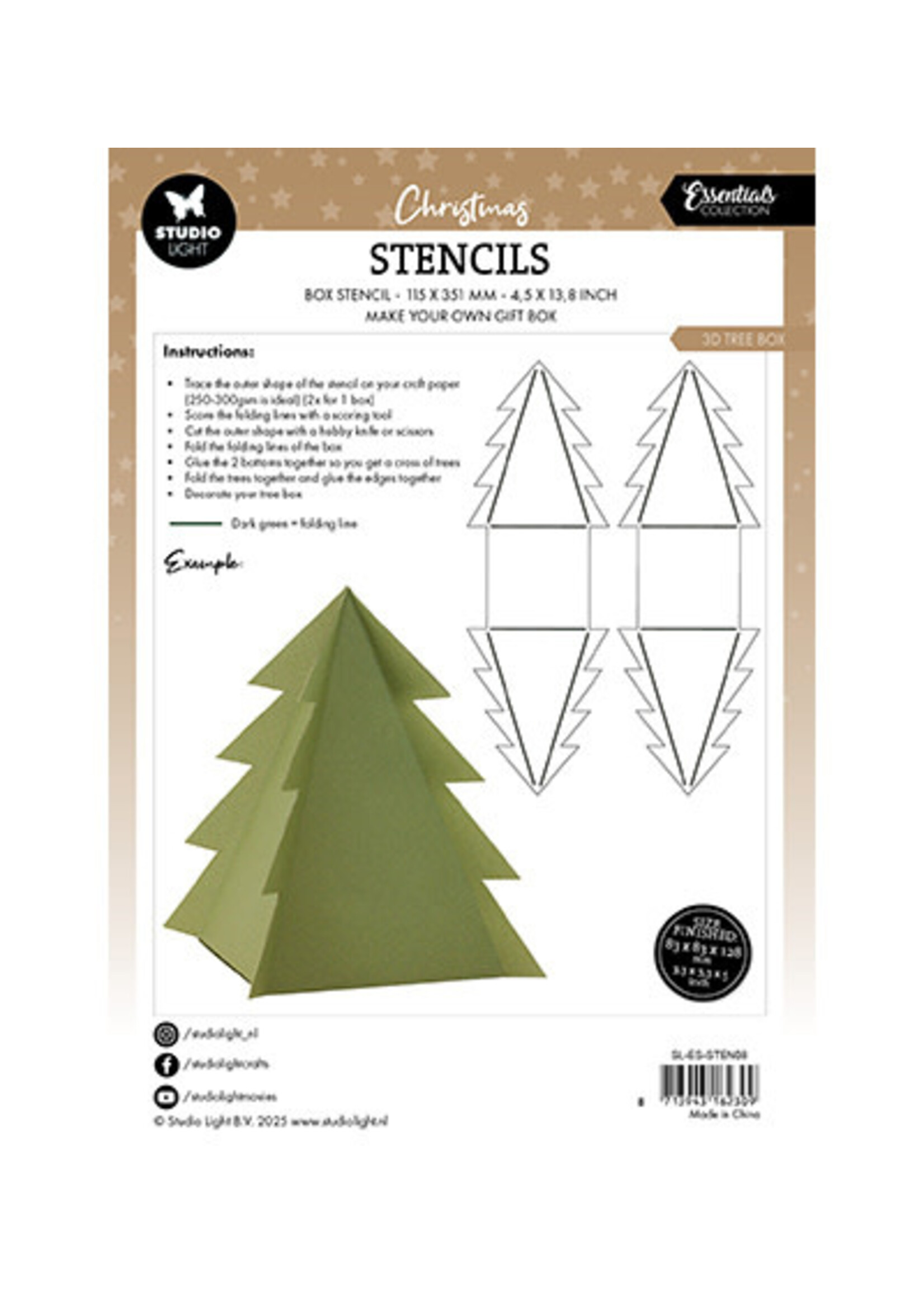SL-ES-STEN08 - 3D Tree box Essentials nr.08