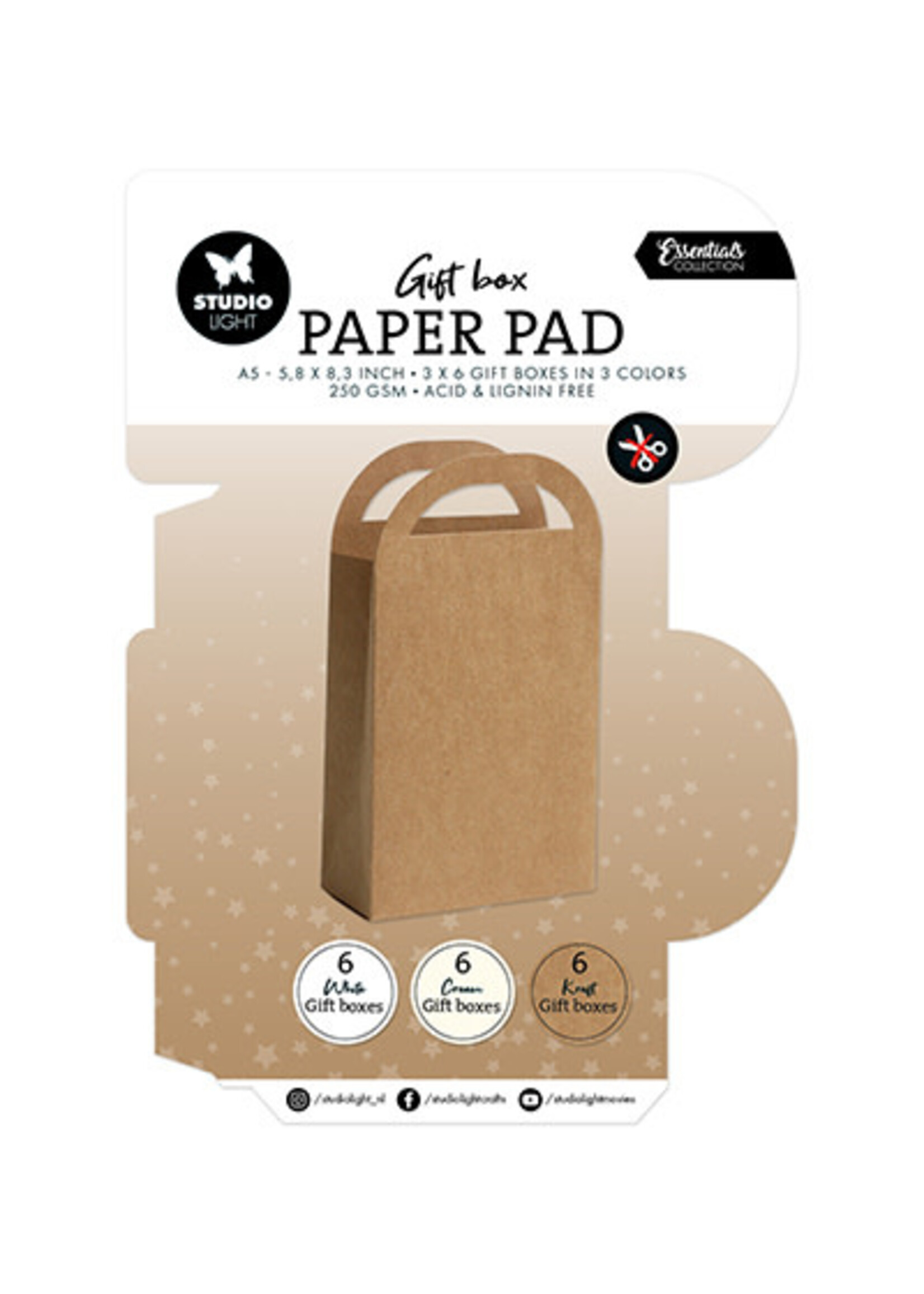 SL-ES-GBPP354 - Giftbag Essentials nr.354  18 sheets