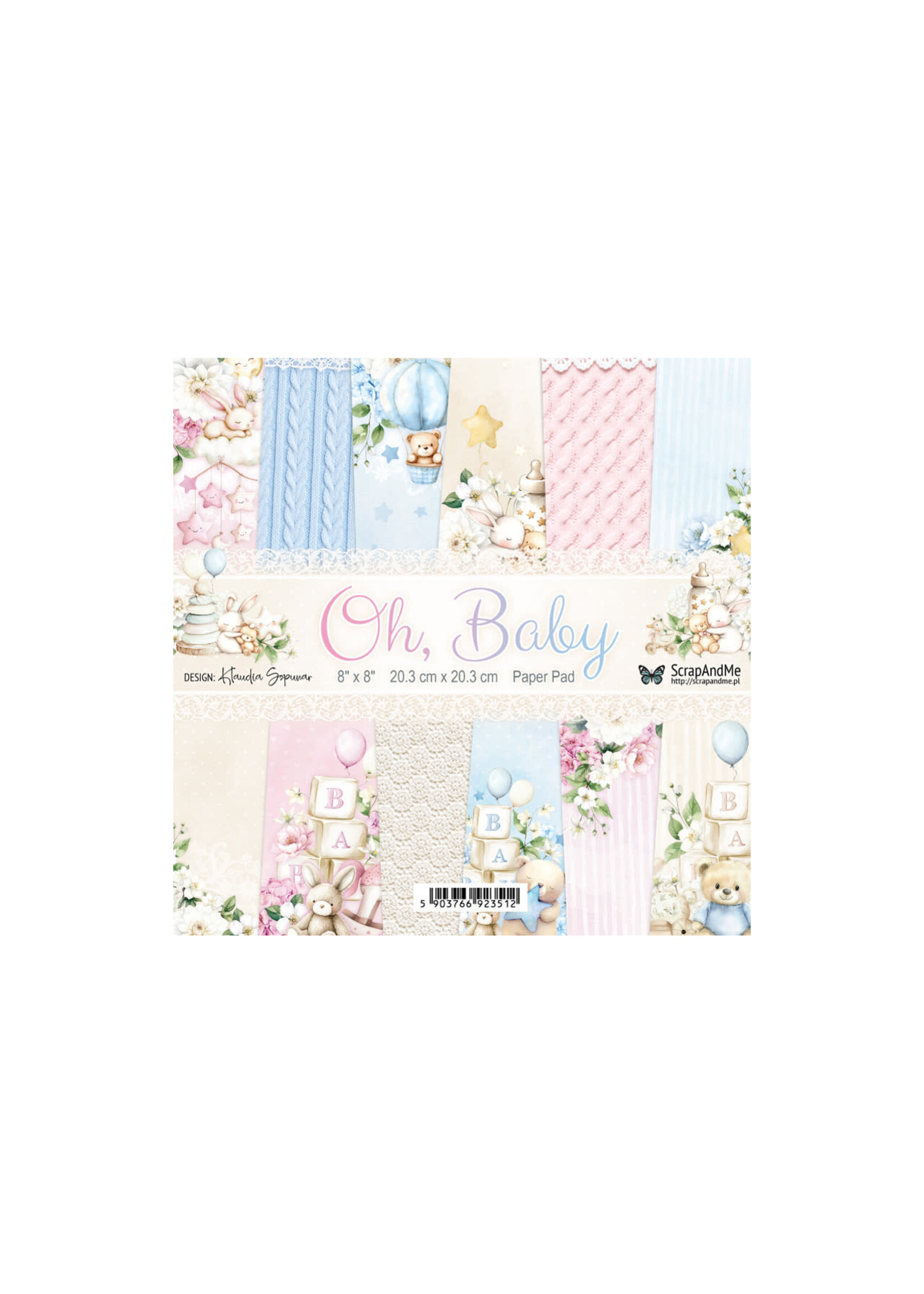 Oh, Baby - 8" x 8" scrapbooking paper pack