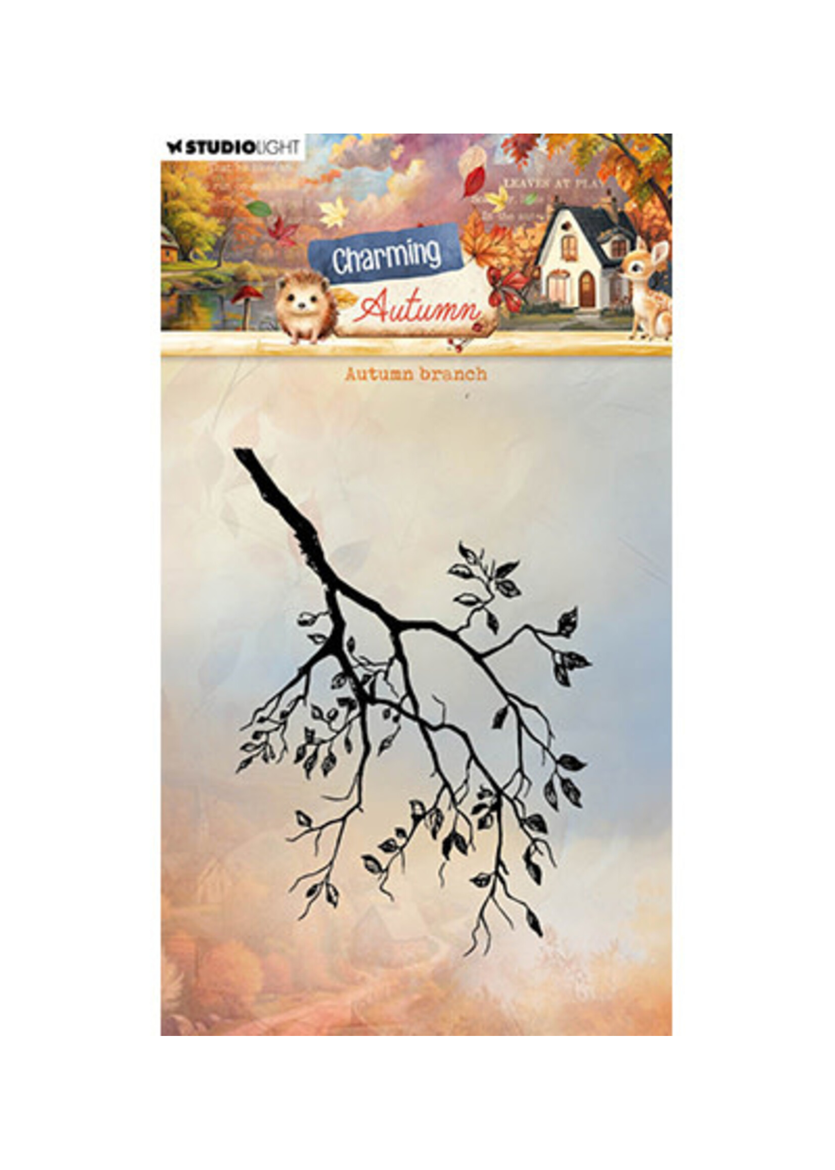 SL-CA-STAMP871 - Autumn branch Charming Autumn nr.871