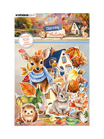 SL-CA-PE28 - Leaves, animals & houses Charming Autumn nr.28
