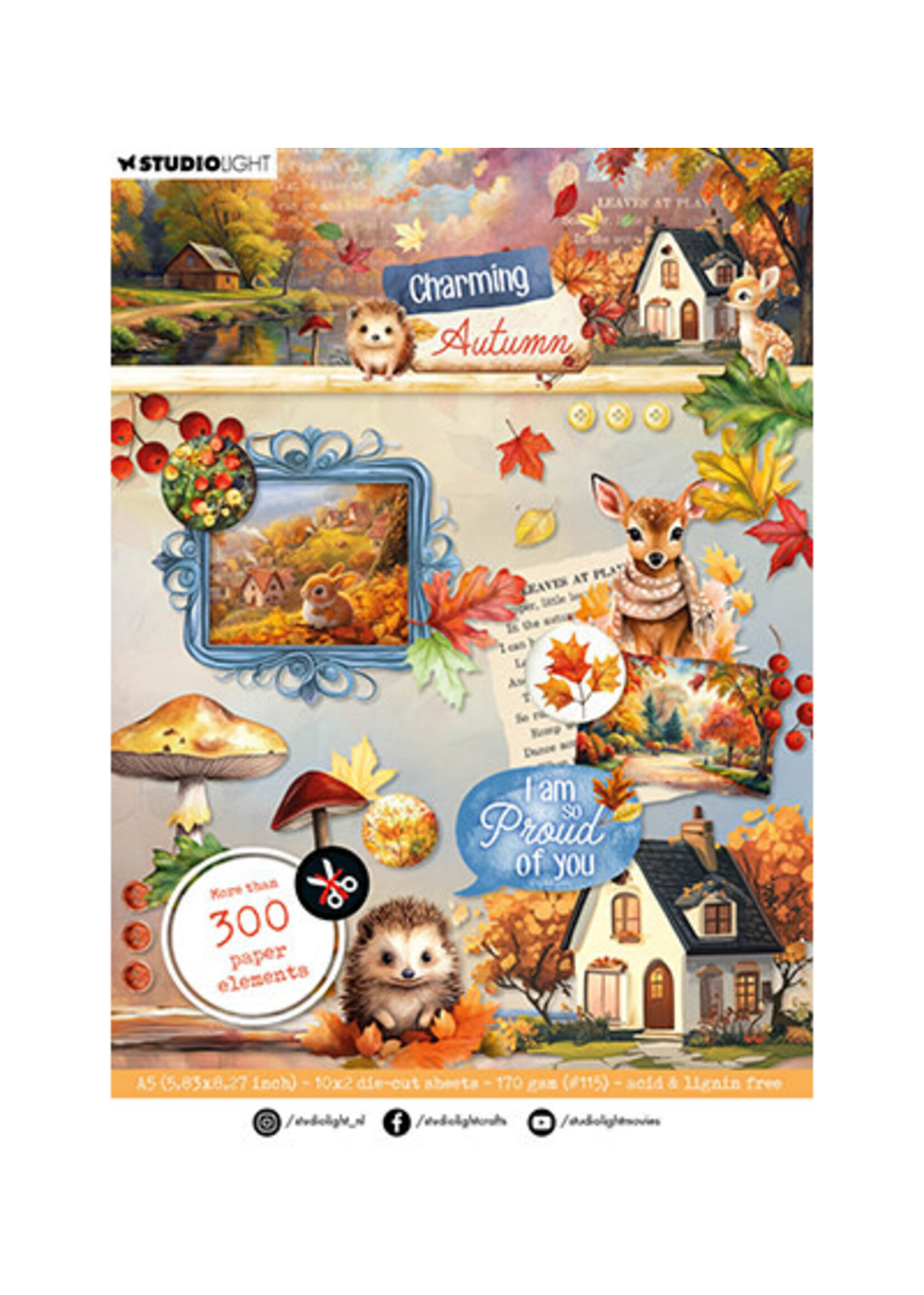 SL-CA-DCPP363 - Paper elements Charming Autumn nr.363