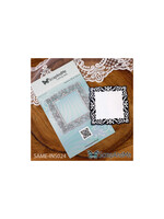 Square Frame SAME-INS024 Metal Cutting Die - ScrapAndMe  9.5 cm x 9.5 cm, 8.8cm x 8.8 cm