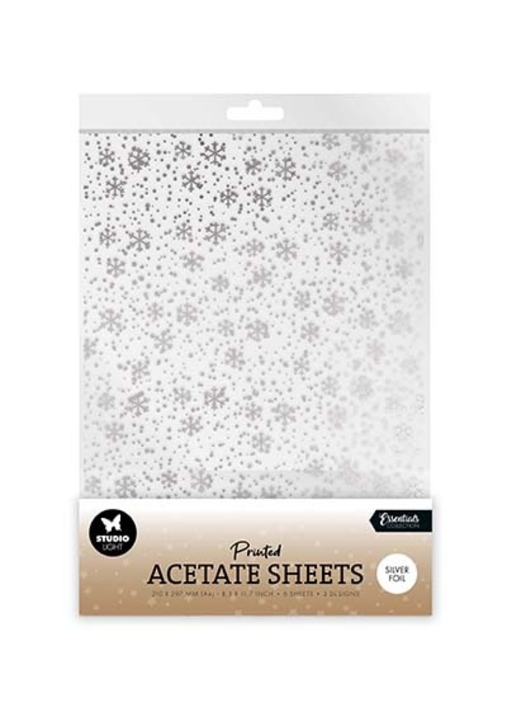 SL-ES-ACS17 - Snowflakes Silver Essentials nr. 17