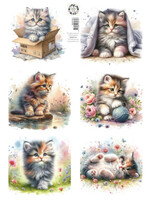 knipvel A4 Friends for Life - lovely cats 1