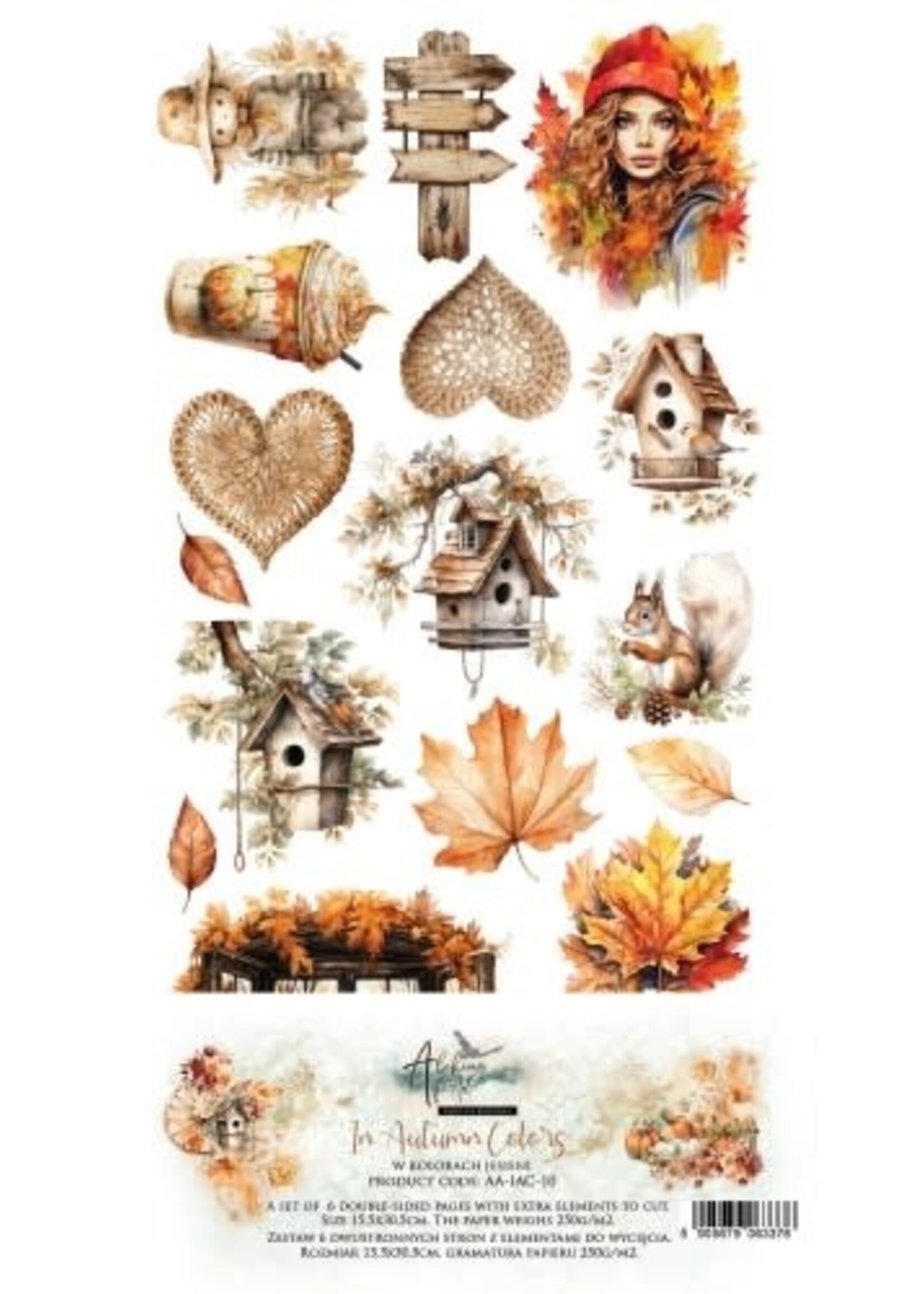 AA-IAC-10  6X12 IN AUTUMN COLORS