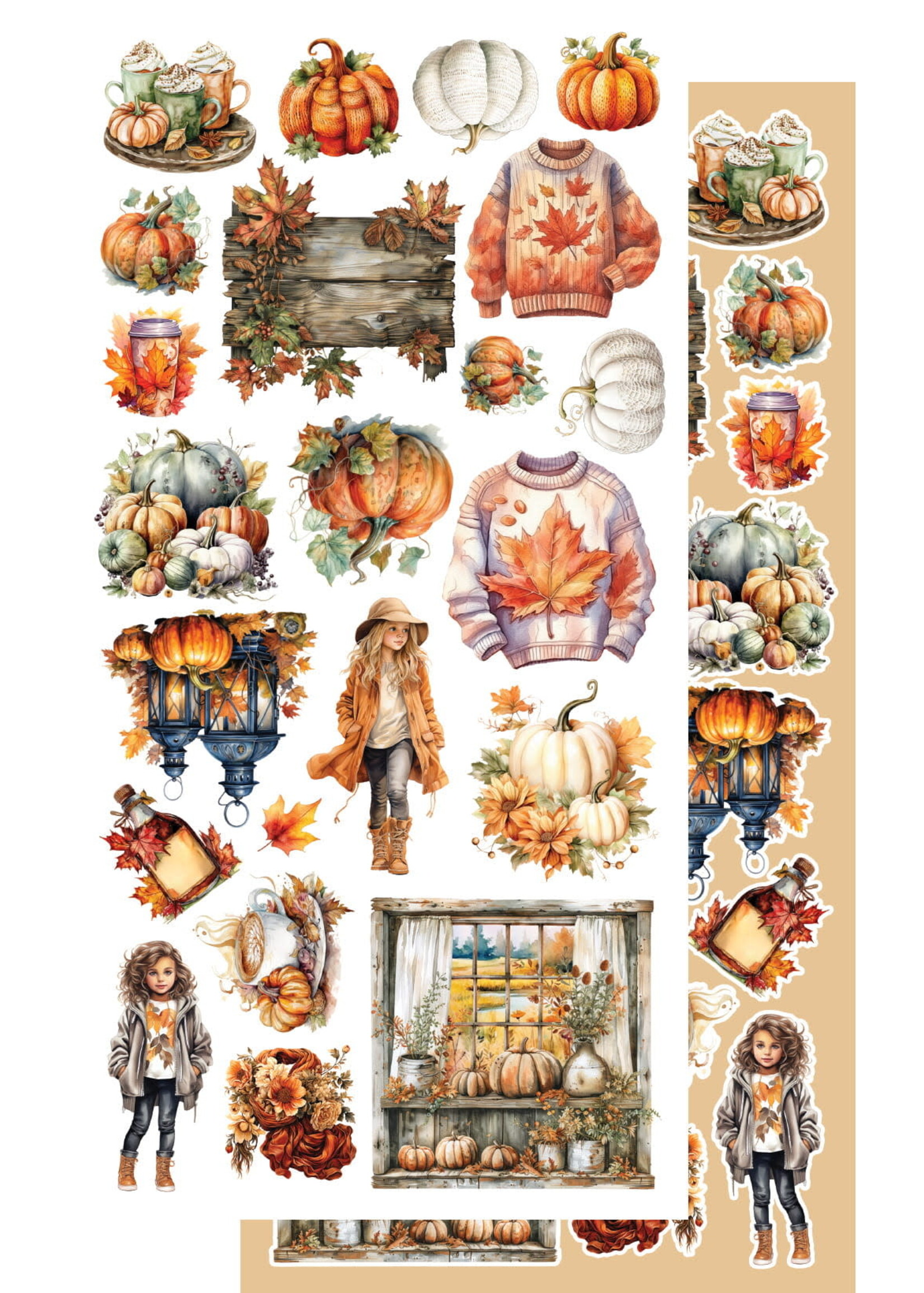 AA-IAC-10  6X12 IN AUTUMN COLORS