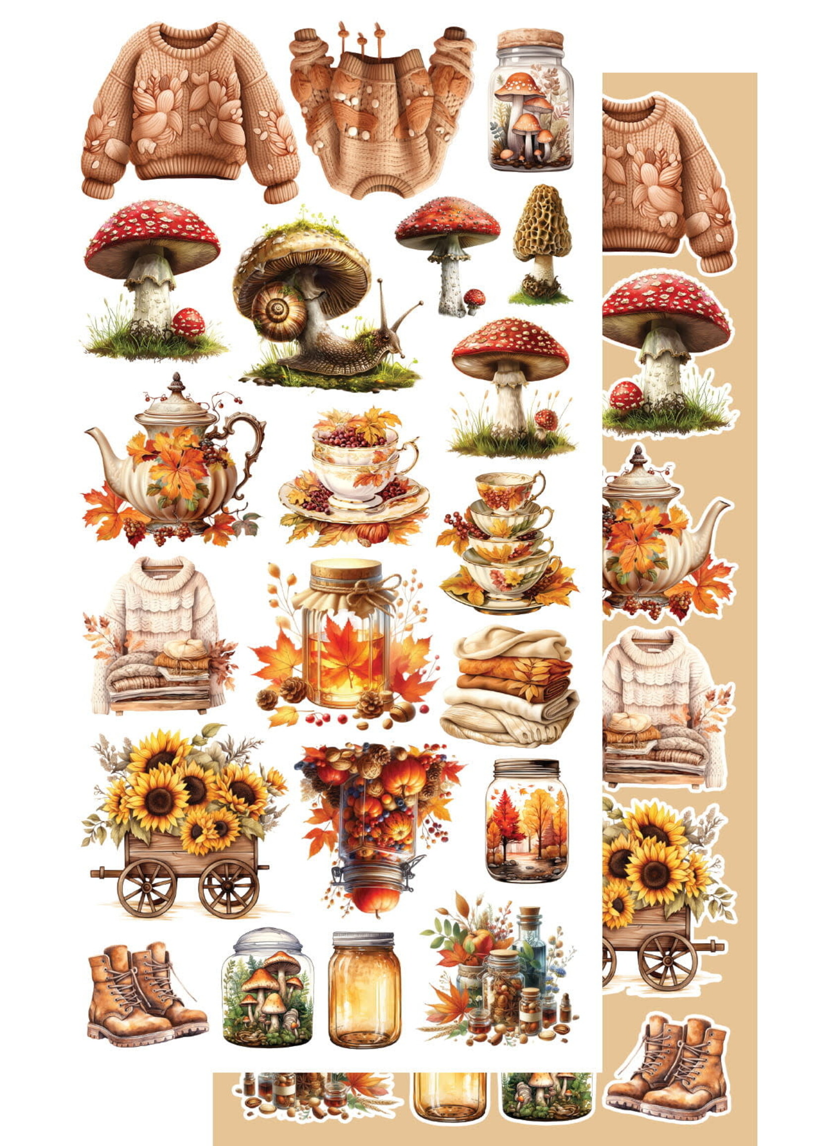 AA-IAC-10  6X12 IN AUTUMN COLORS