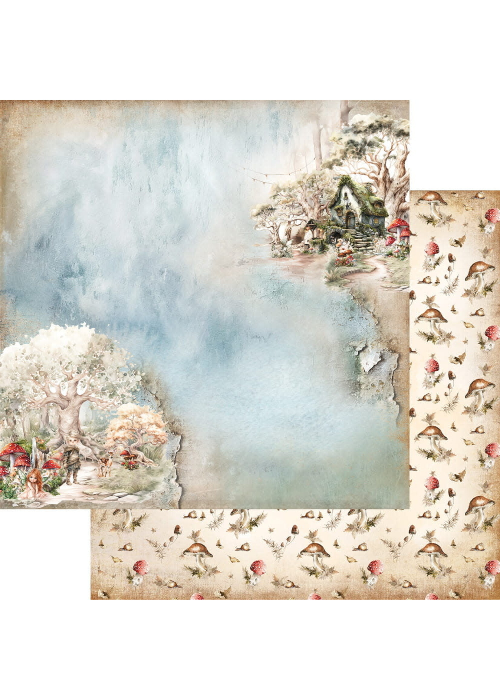 De Wereld van Feeën Papieren Set 12x12''