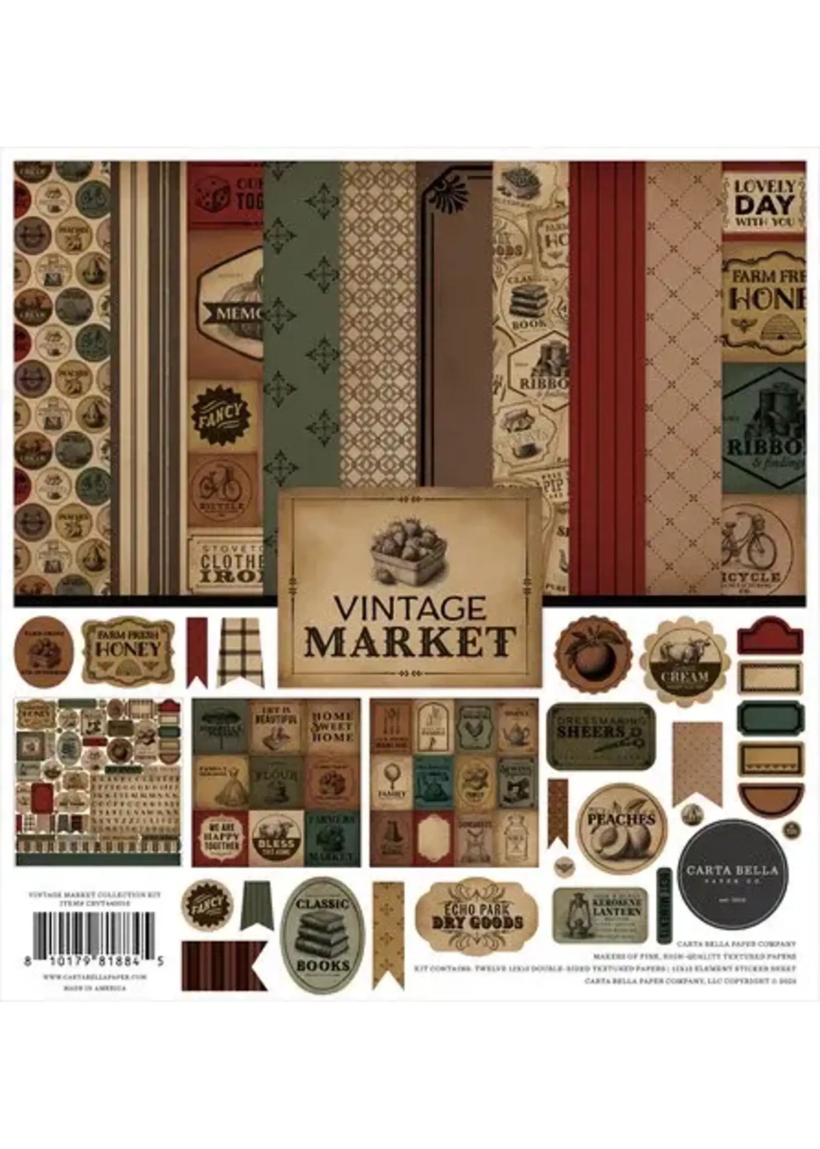 Vintage Market 12x12 Inch Collection Kit (CBVT449016)