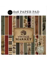 Vintage Market 6x6 Inch Paper Pad (CBVT449023)