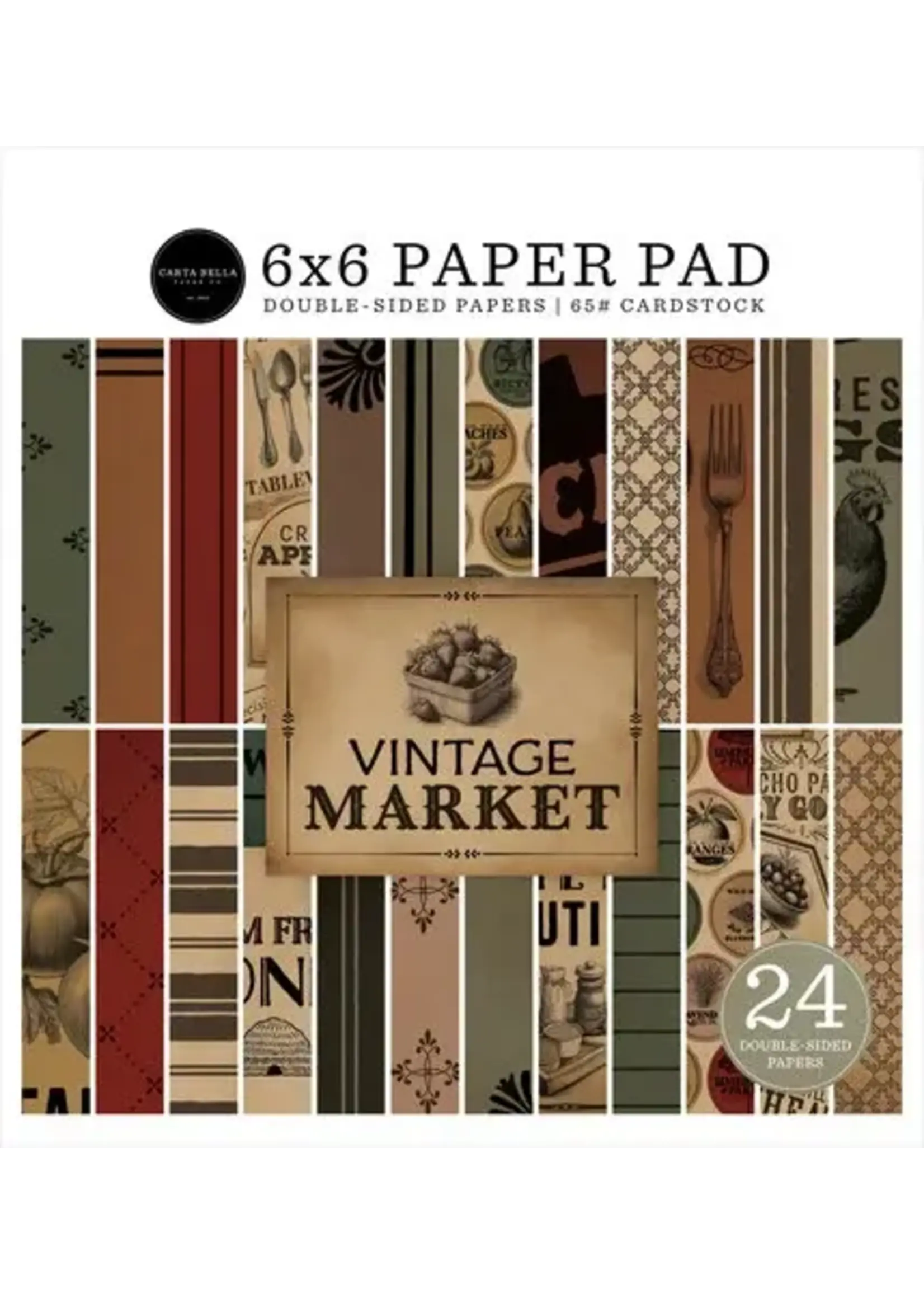 Vintage Market 6x6 Inch Paper Pad (CBVT449023)