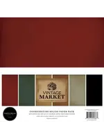 Vintage Market 12x12 Inch Coordination Solids Paper Pack (CBVT449015)
