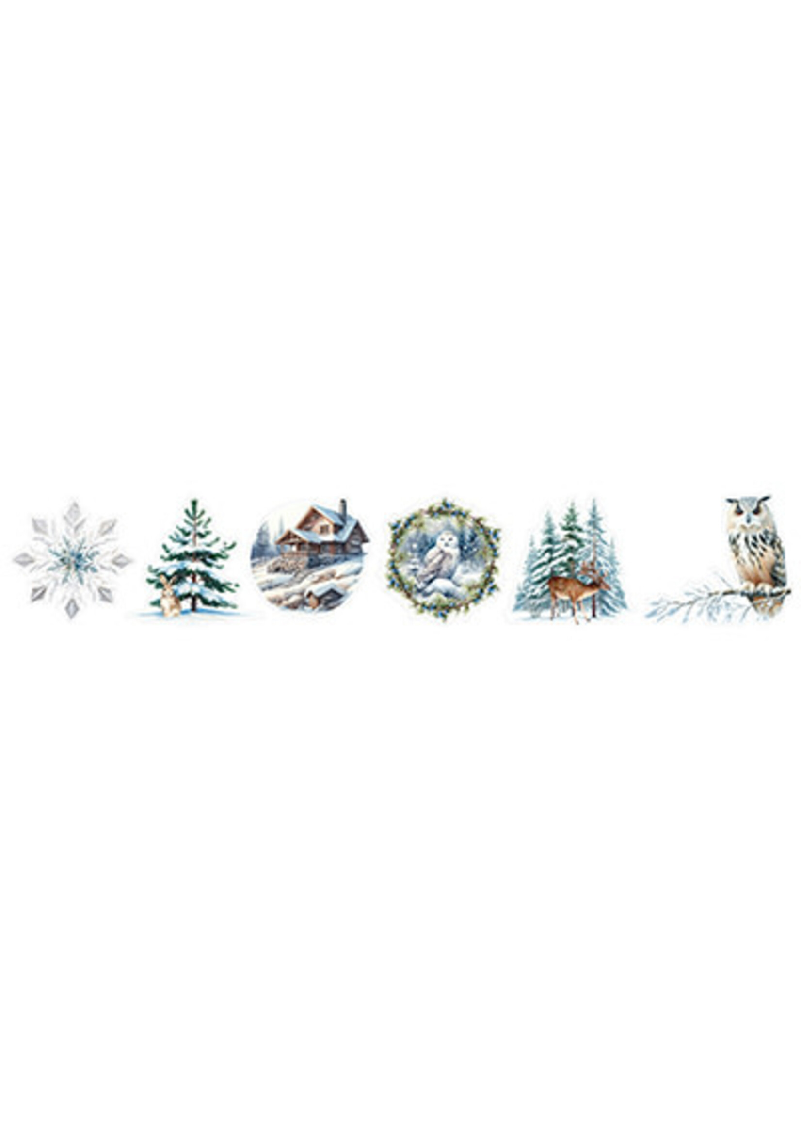 SL-ES-STIC48 - Clear Stickers Winter Wonderland Designs Essentials nr. 48