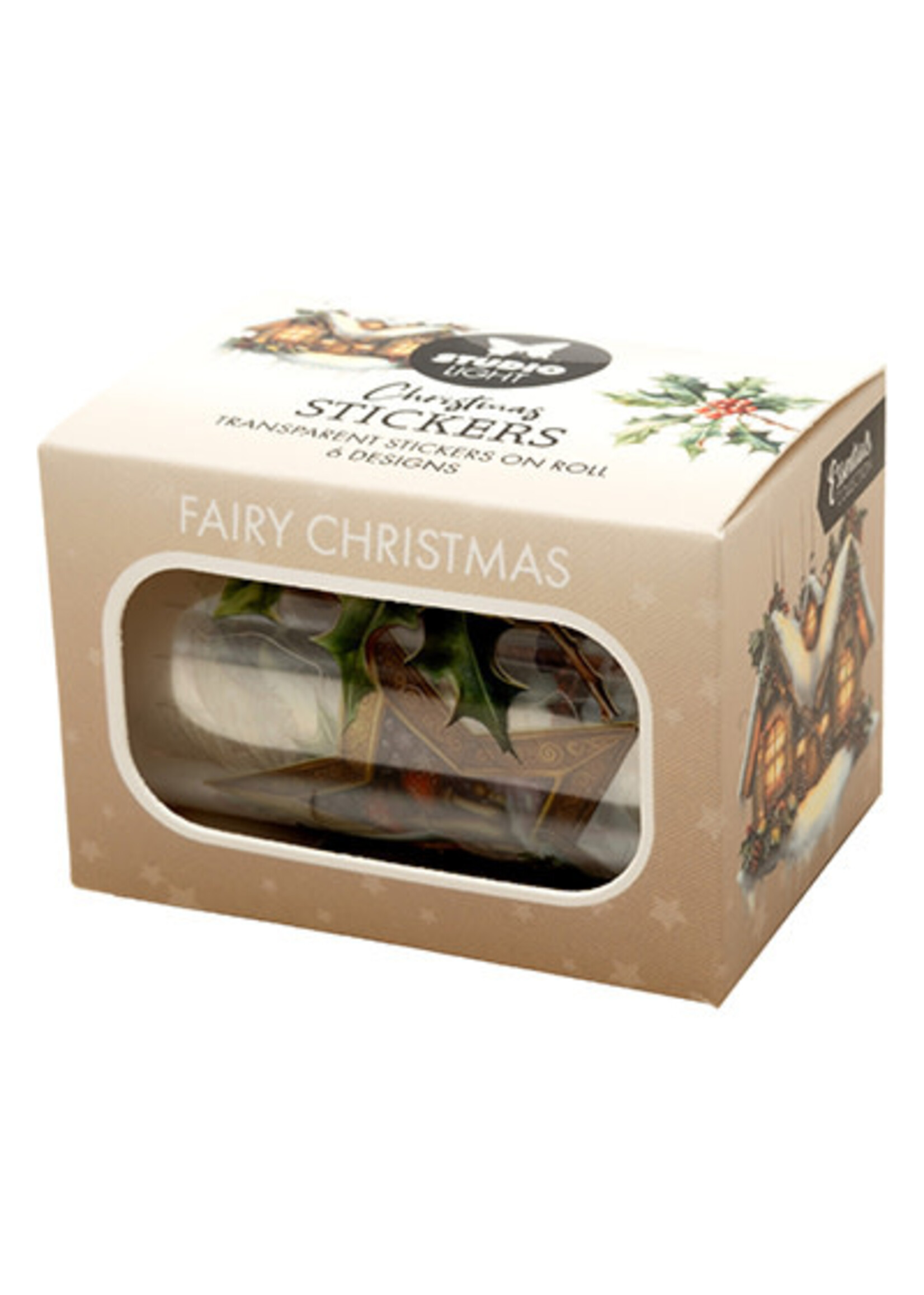 SL-ES-STIC50 - Clear Stickers Fairy Christmas Designs Essentials nr. 50