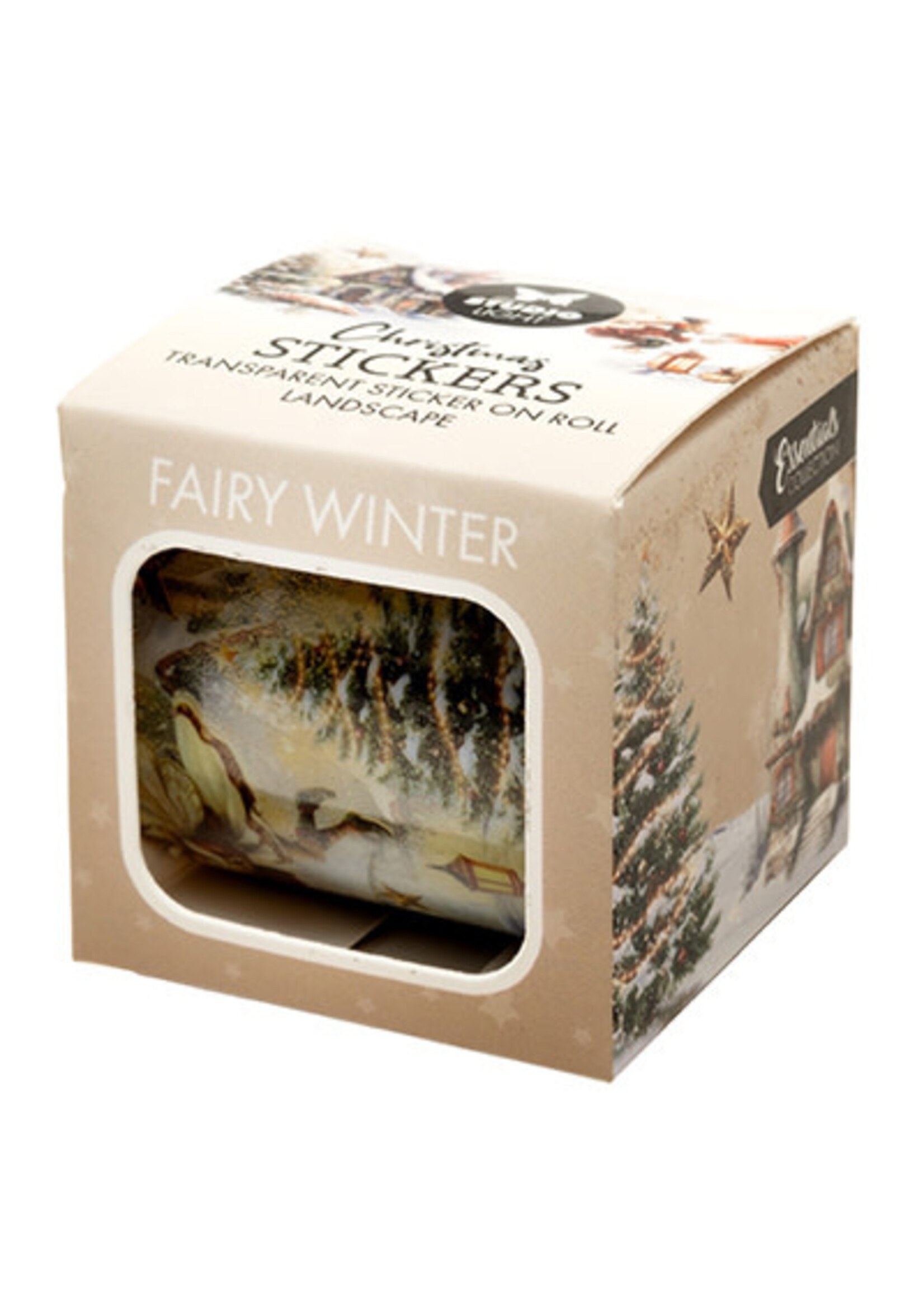 SL-ES-STIC51 - Clear Stickers Fairy Winter on a roll Essentials nr. 51