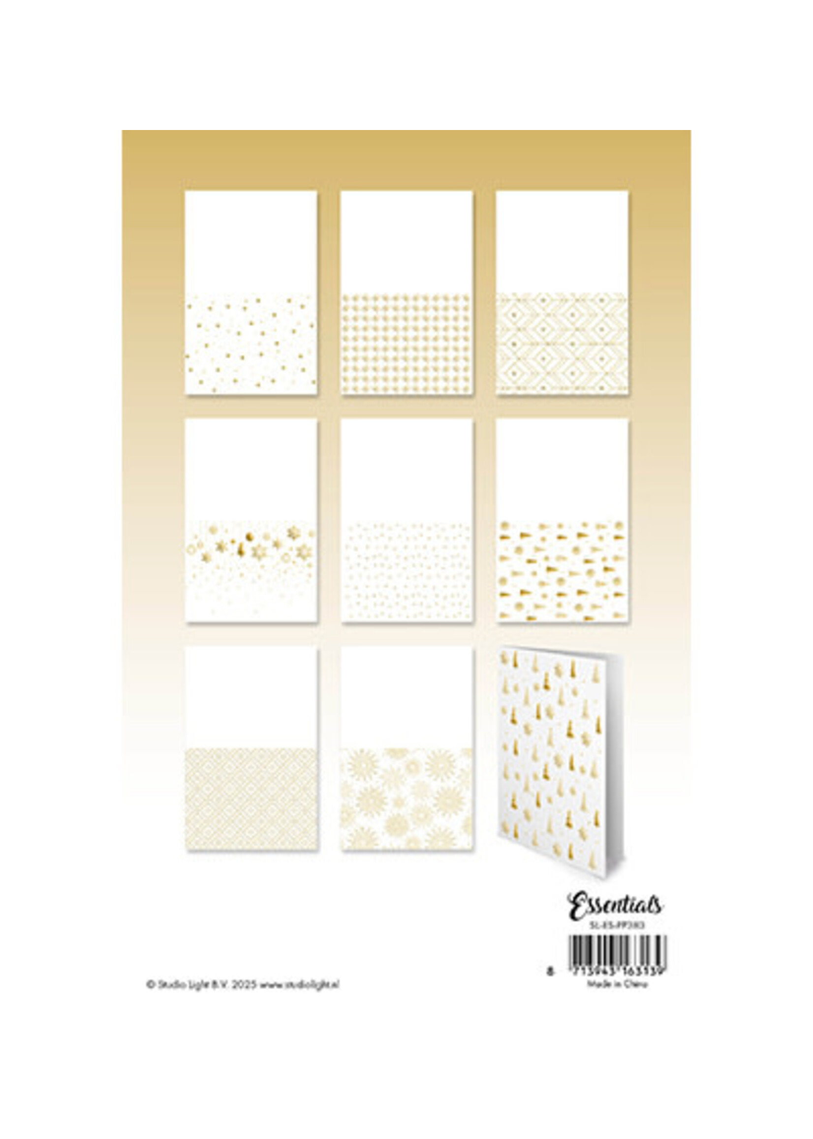 SL-ES-PP383 - Golden patterns Essentials nr. 383