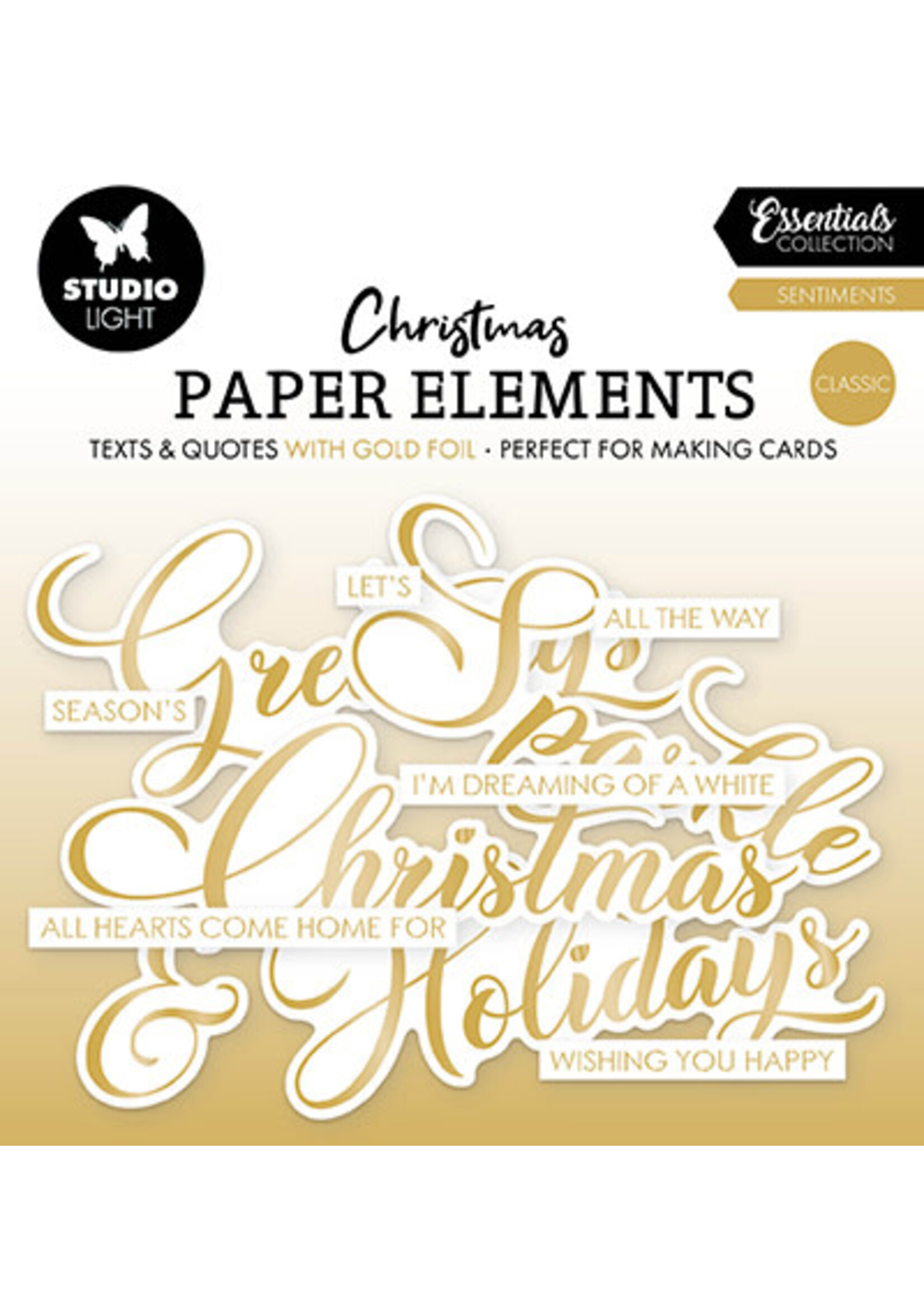 SL-ES-PE36 - Gold Sentiments Classic Essentials nr. 36