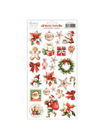6 x 12 Paper Stickers - Holly Jolly - Elements